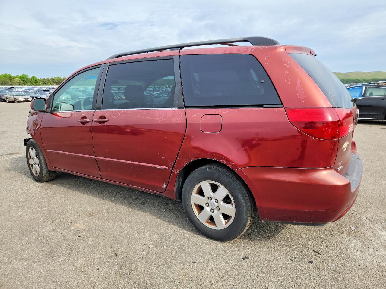 2004 Toyota Sienna Xle 7 Passenger Бордовый vin: 5TDZA22C04S177982