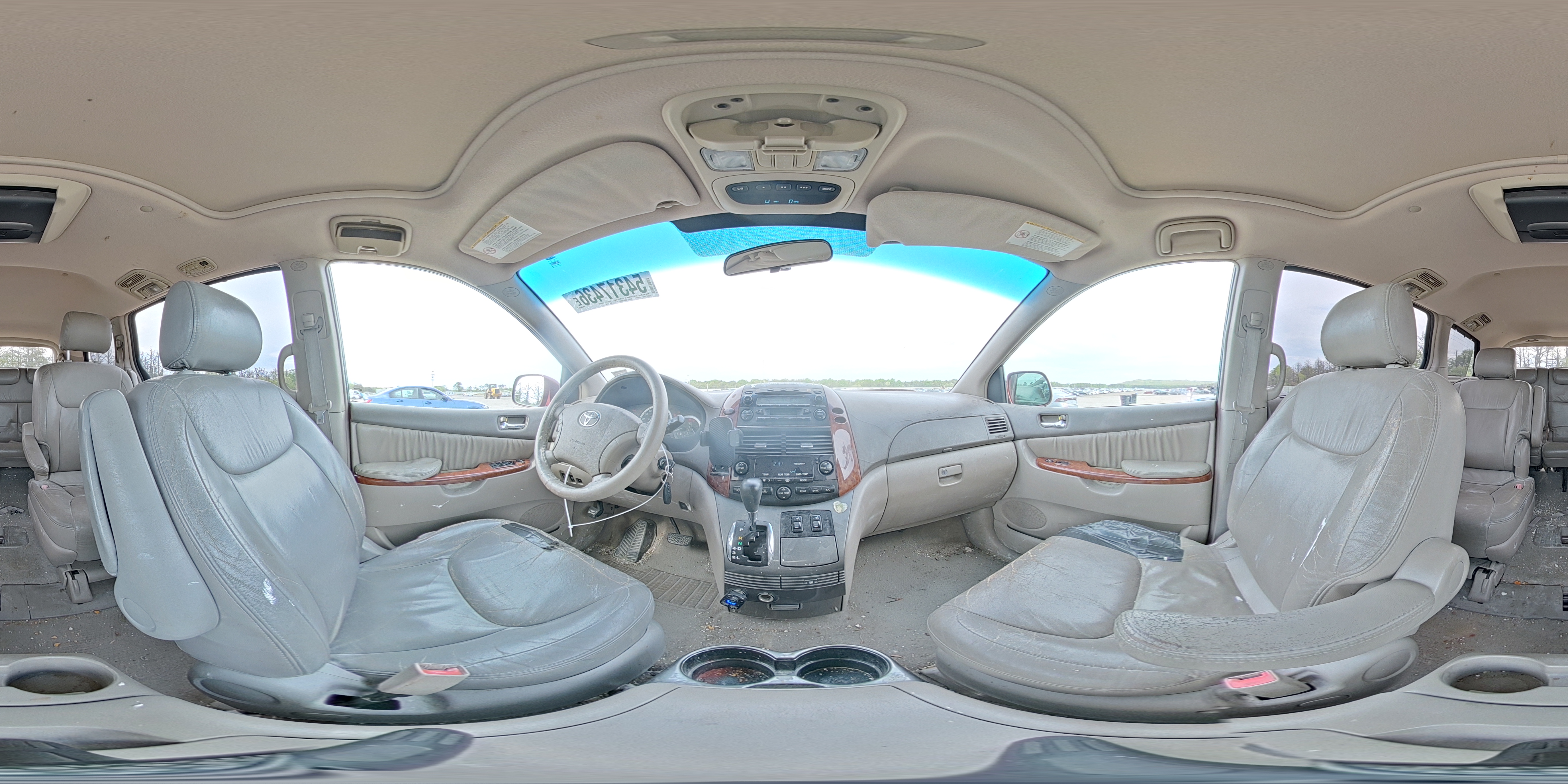 2004 Toyota Sienna Xle 7 Passenger Бордовый vin: 5TDZA22C04S177982