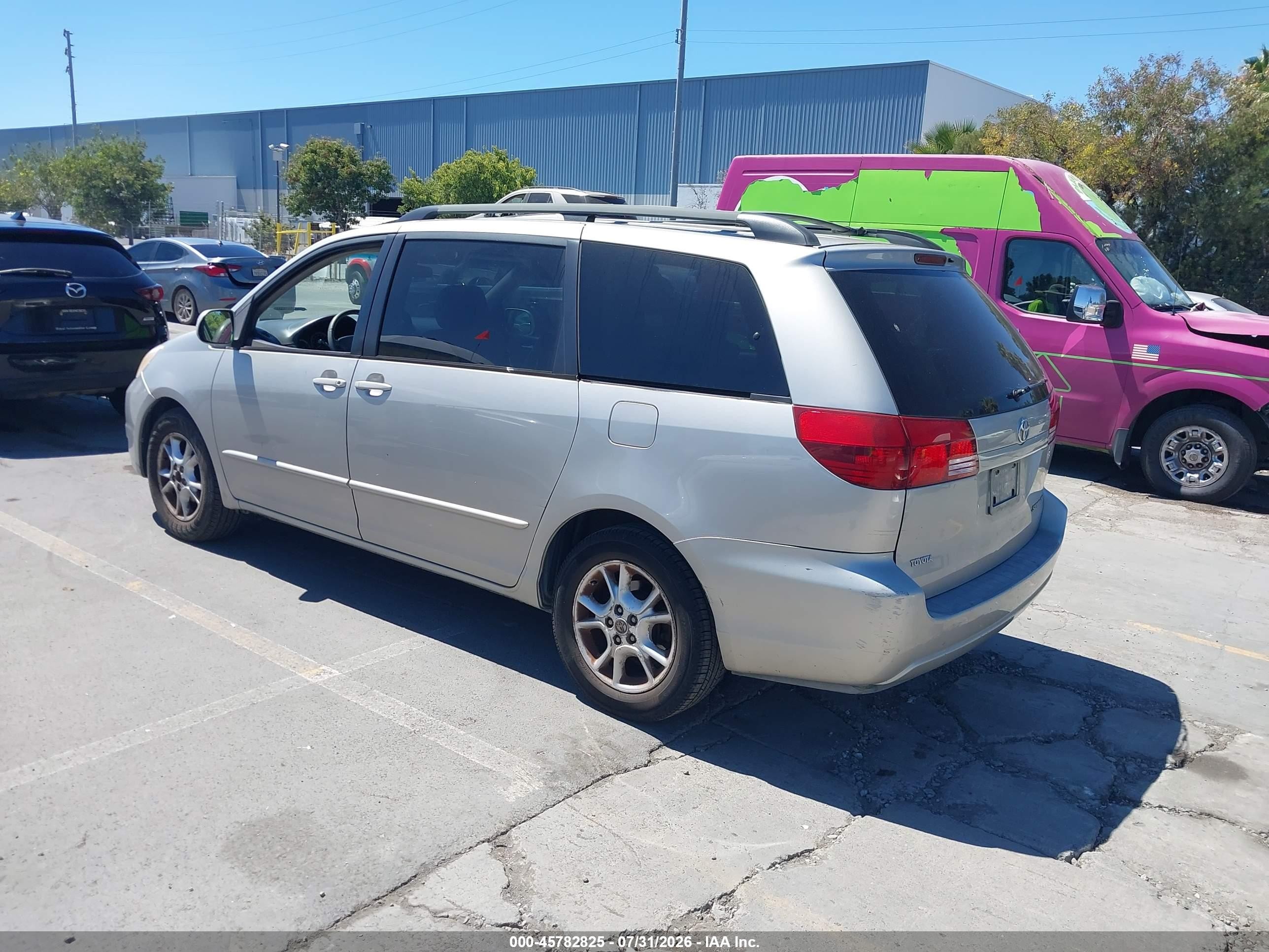 2005 Toyota Sienna Xle Gray vin: 5TDZA22C05S333150