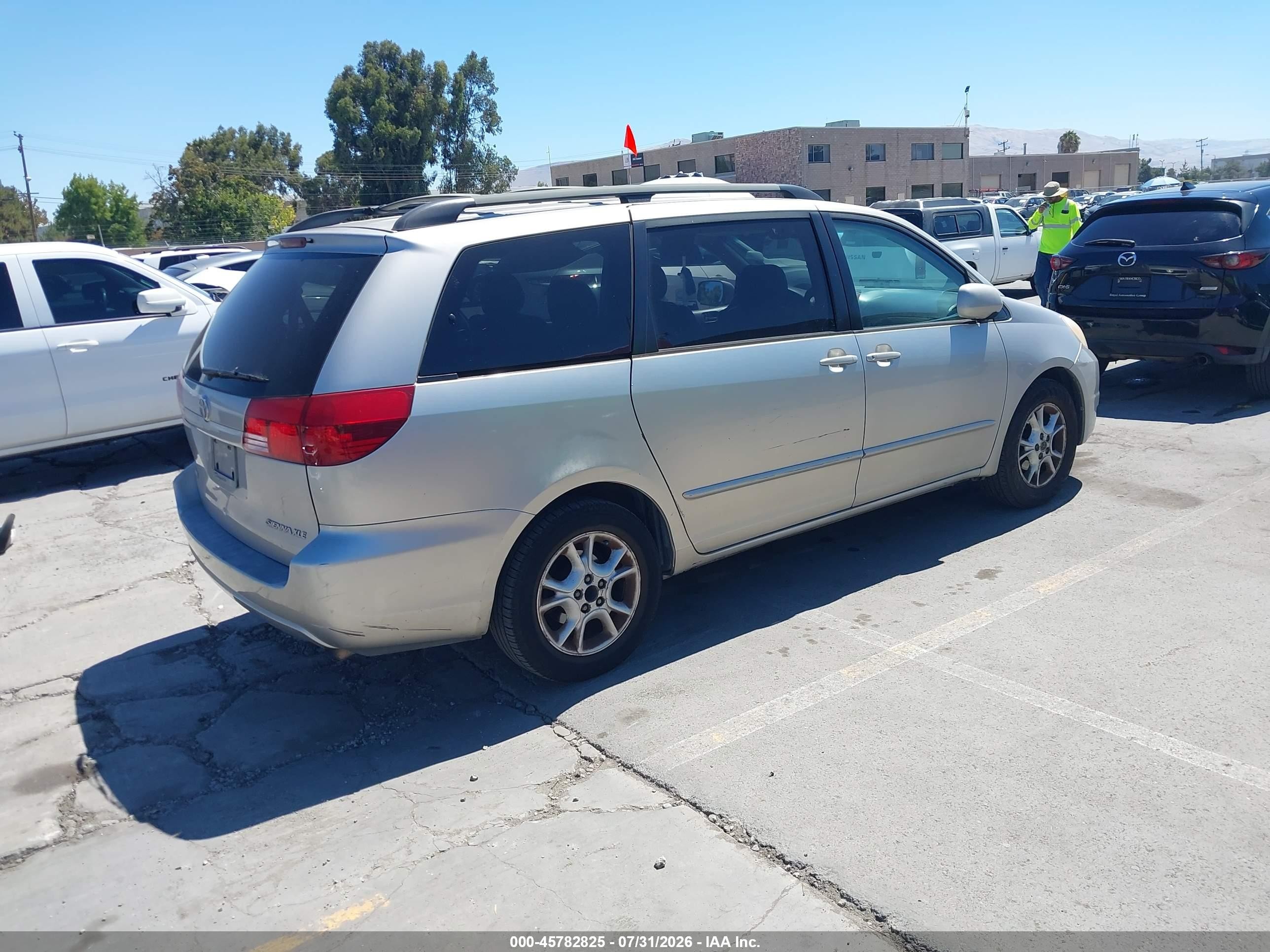 2005 Toyota Sienna Xle Gray vin: 5TDZA22C05S333150