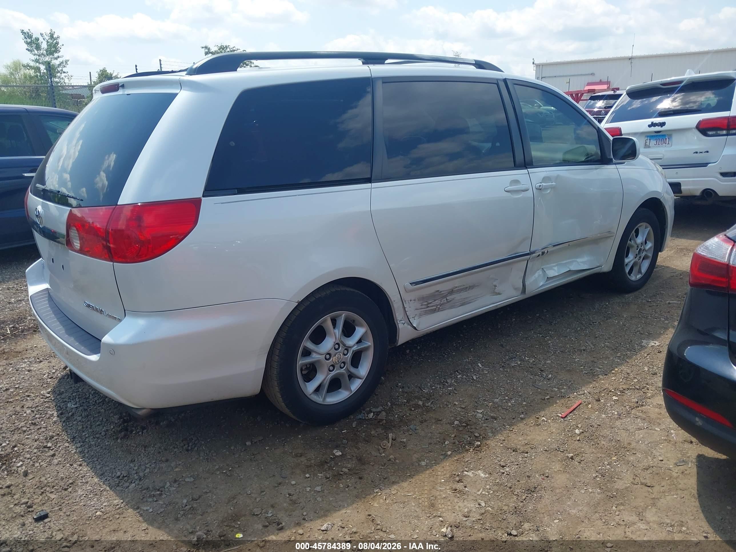 2006 Toyota Sienna Xle Limited White vin: 5TDZA22C06S490355