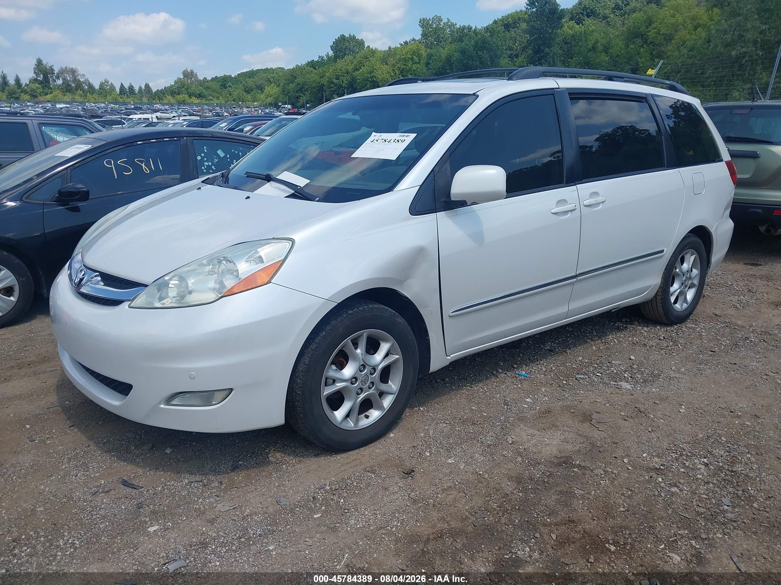 2006 Toyota Sienna Xle Limited White vin: 5TDZA22C06S490355