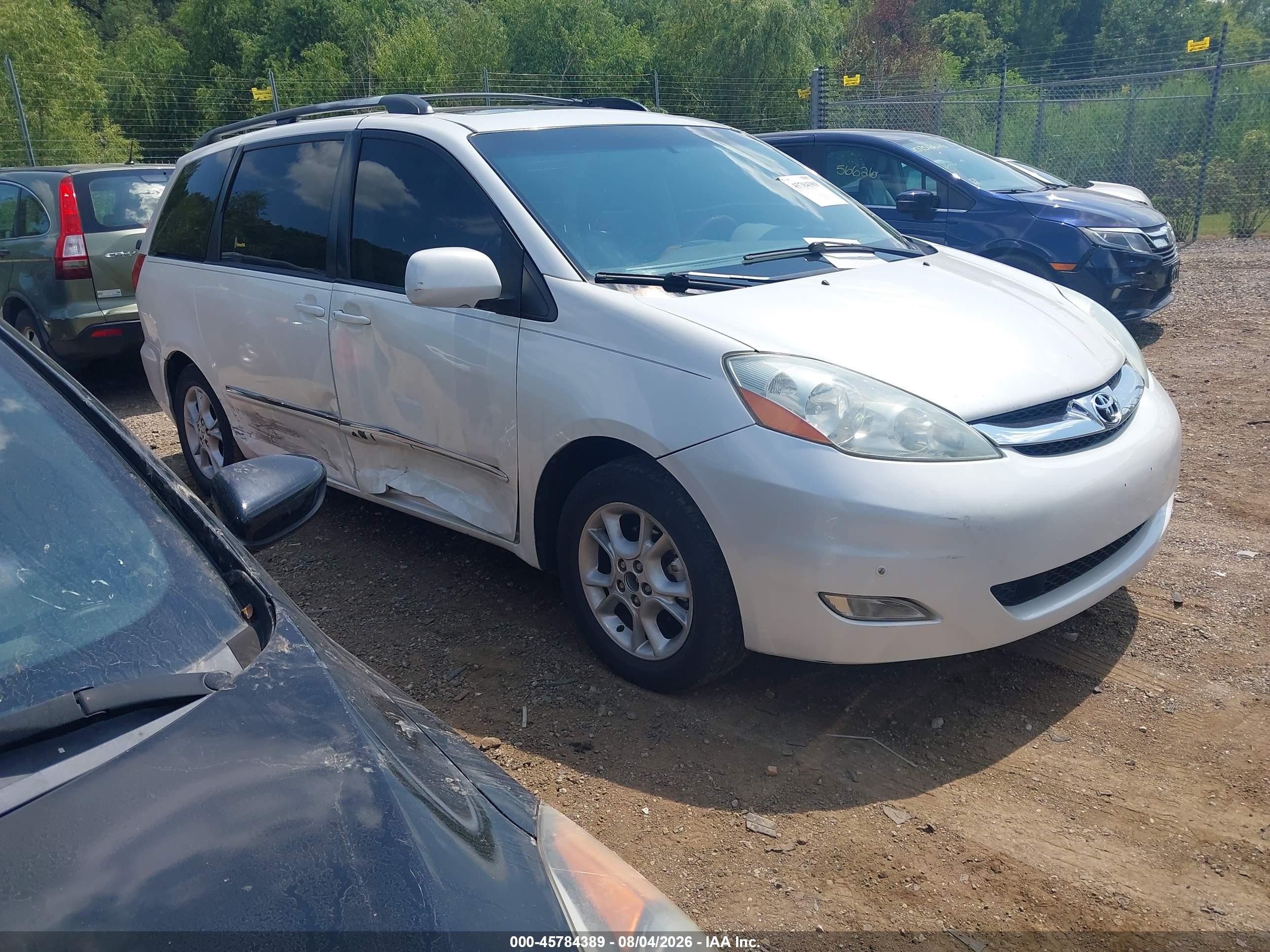 2006 Toyota Sienna Xle Limited White vin: 5TDZA22C06S490355
