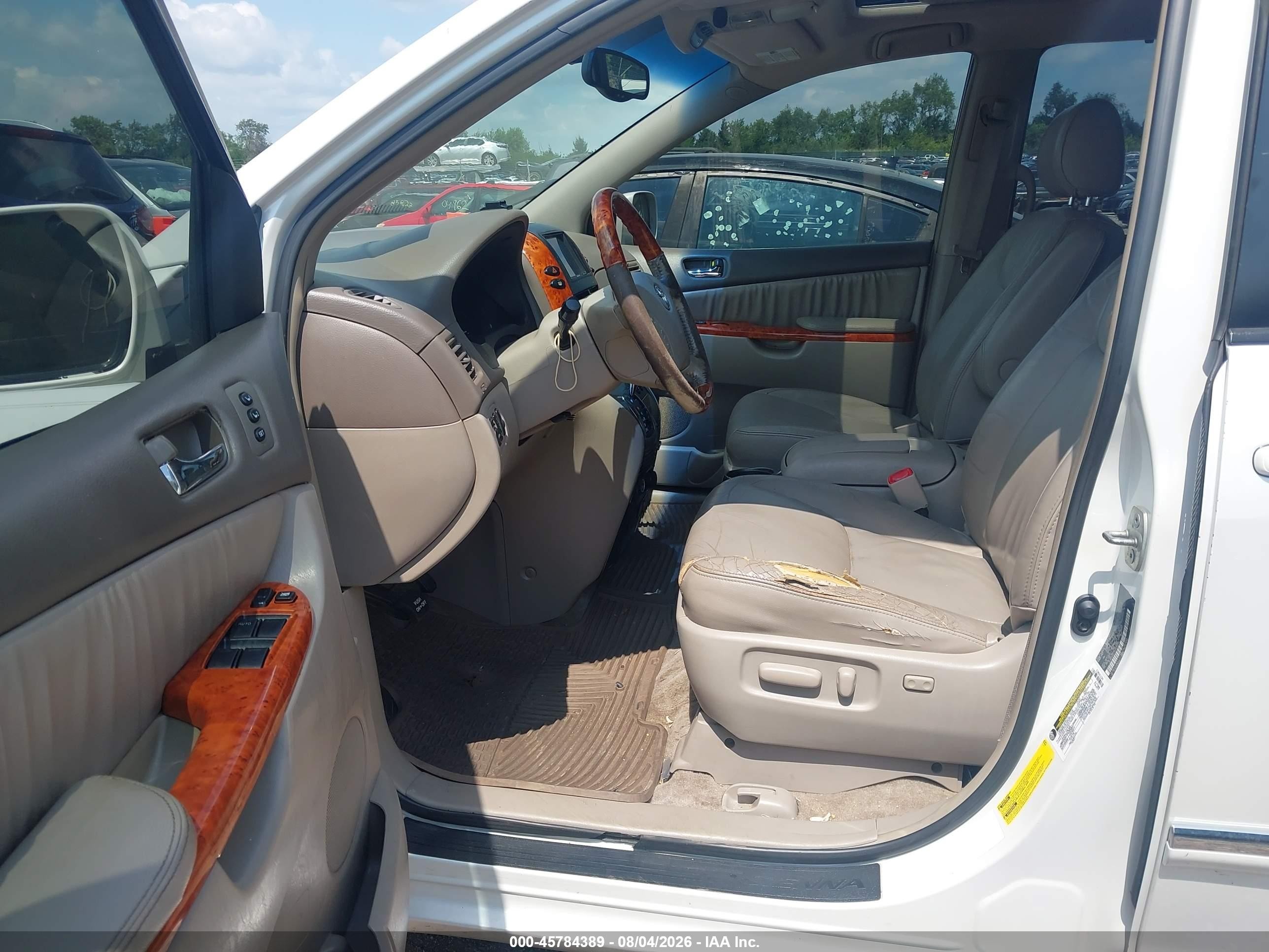 2006 Toyota Sienna Xle Limited White vin: 5TDZA22C06S490355
