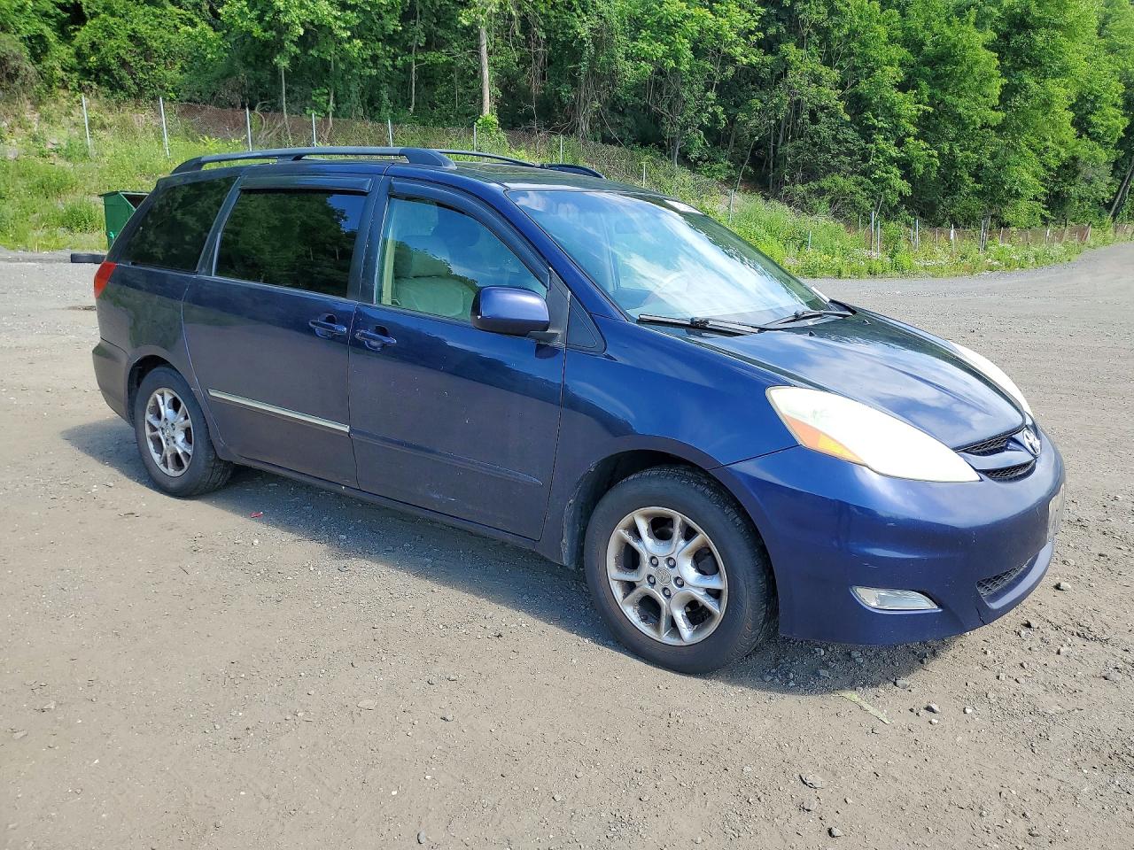 2006 Toyota Sienna Xle 7 Passenger Blue vin: 5TDZA22C06S494597