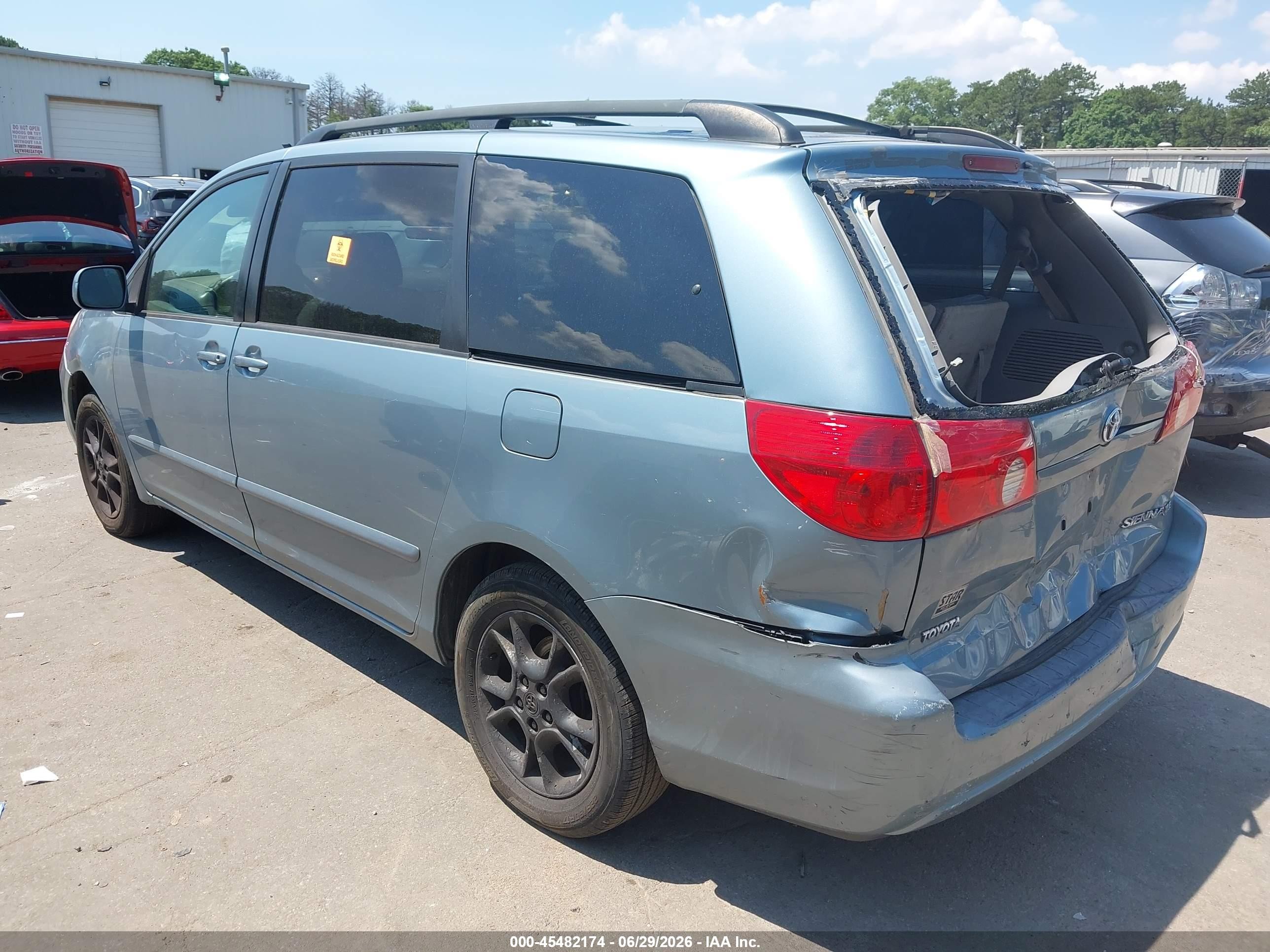2006 Toyota Sienna Xle Синий vin: 5TDZA22C06S519496