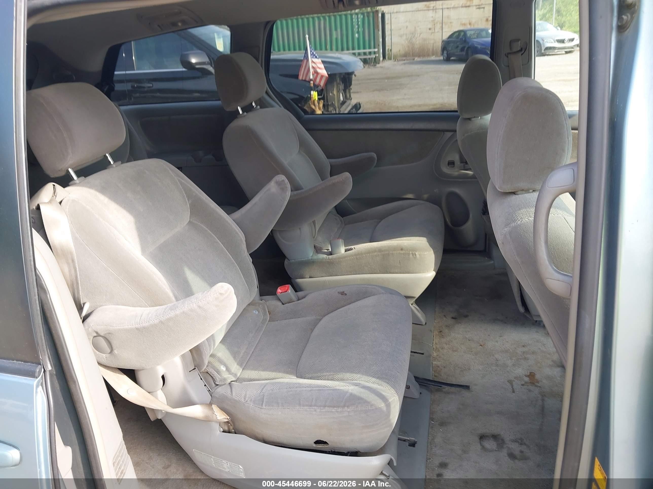 2006 Toyota Sienna Xle Light Blue vin: 5TDZA22C06S538405