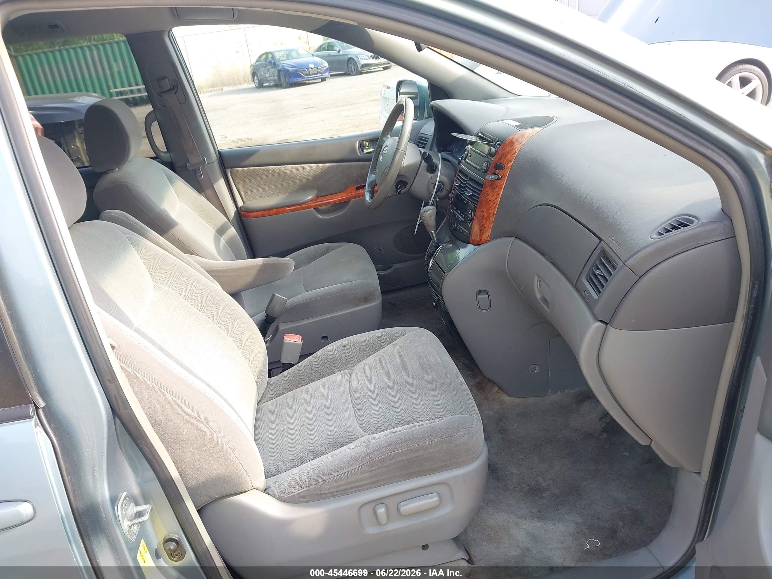 2006 Toyota Sienna Xle Light Blue vin: 5TDZA22C06S538405