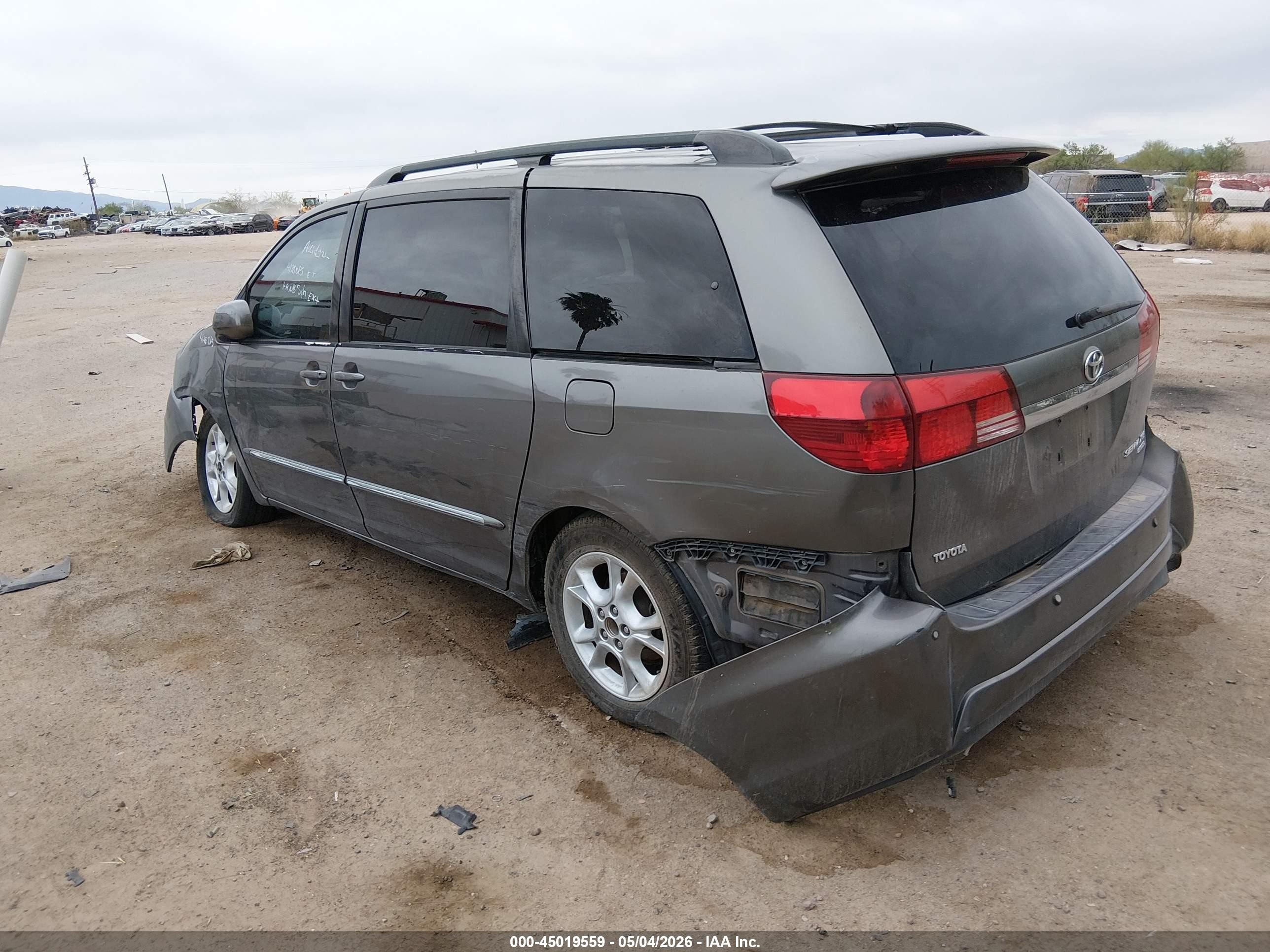 2004 Toyota Sienna Xle Limited Серый vin: 5TDZA22C14S186903