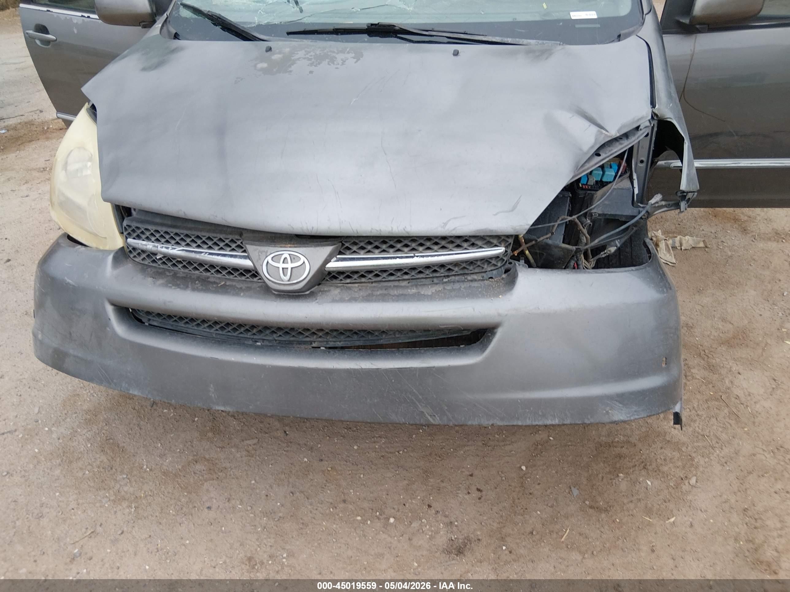 2004 Toyota Sienna Xle Limited Серый vin: 5TDZA22C14S186903