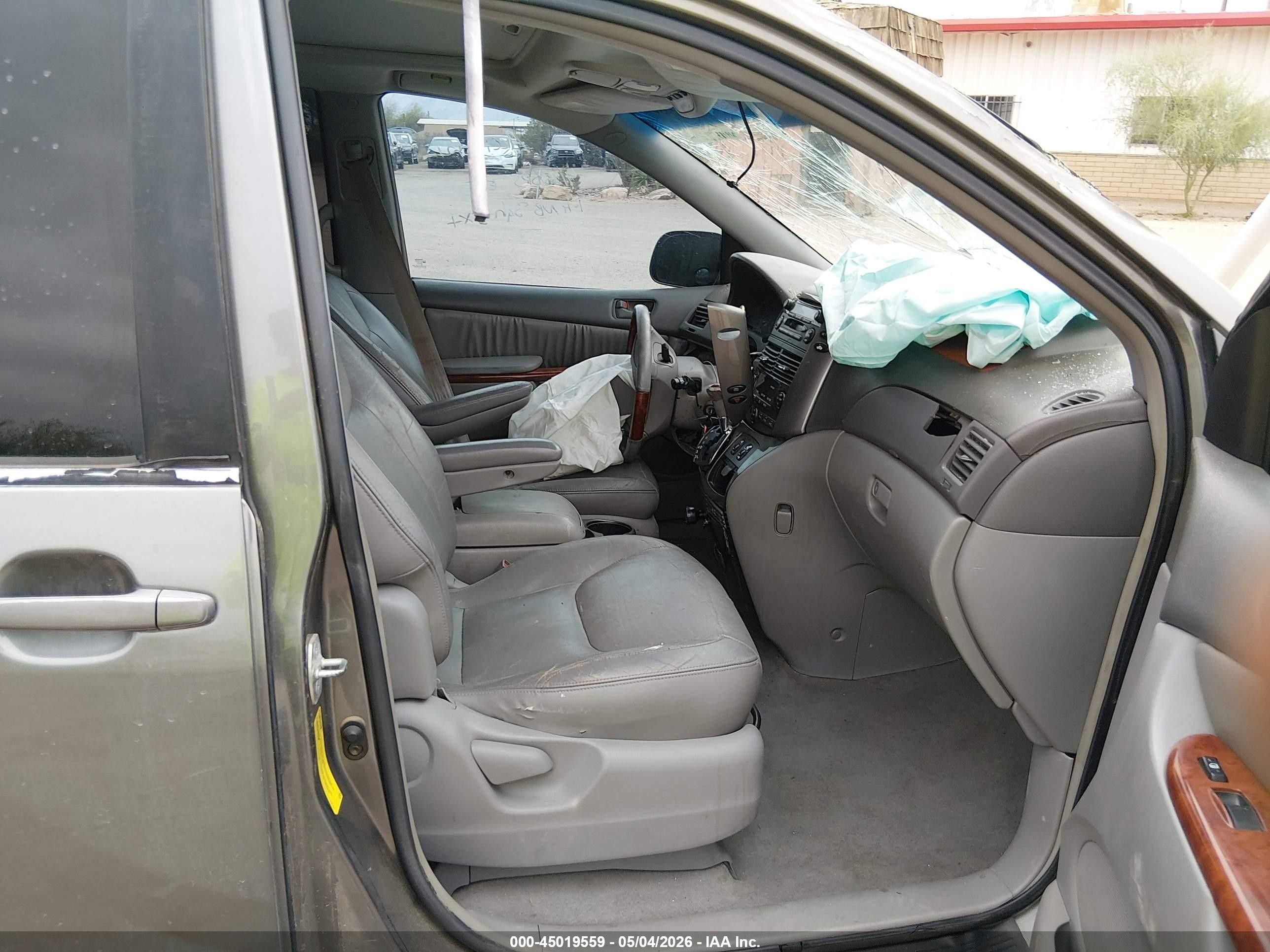 2004 Toyota Sienna Xle Limited Серый vin: 5TDZA22C14S186903
