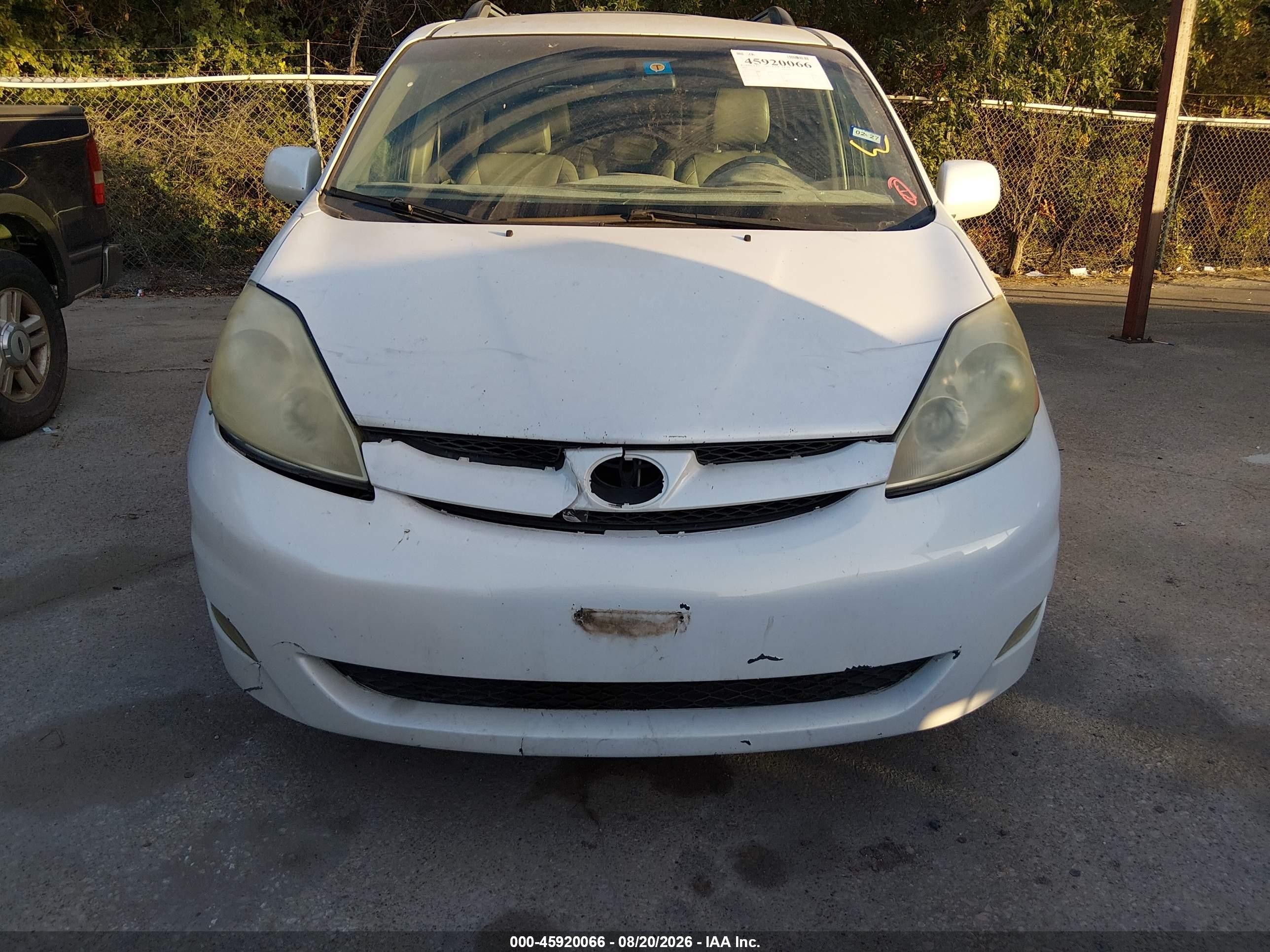 2006 Toyota Sienna Xle White vin: 5TDZA22C16S464167