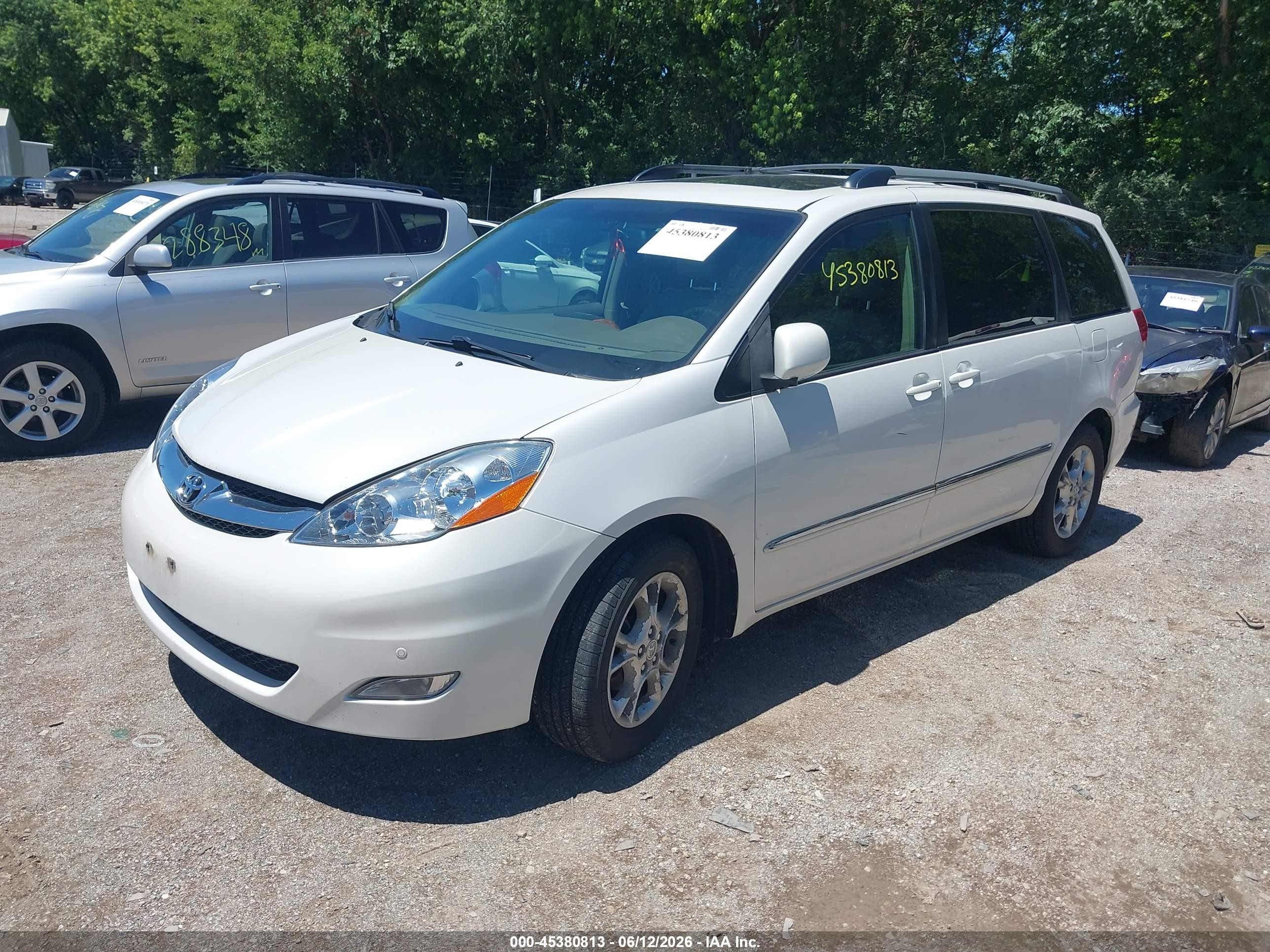2006 Toyota Sienna Xle Limited White vin: 5TDZA22C16S494866