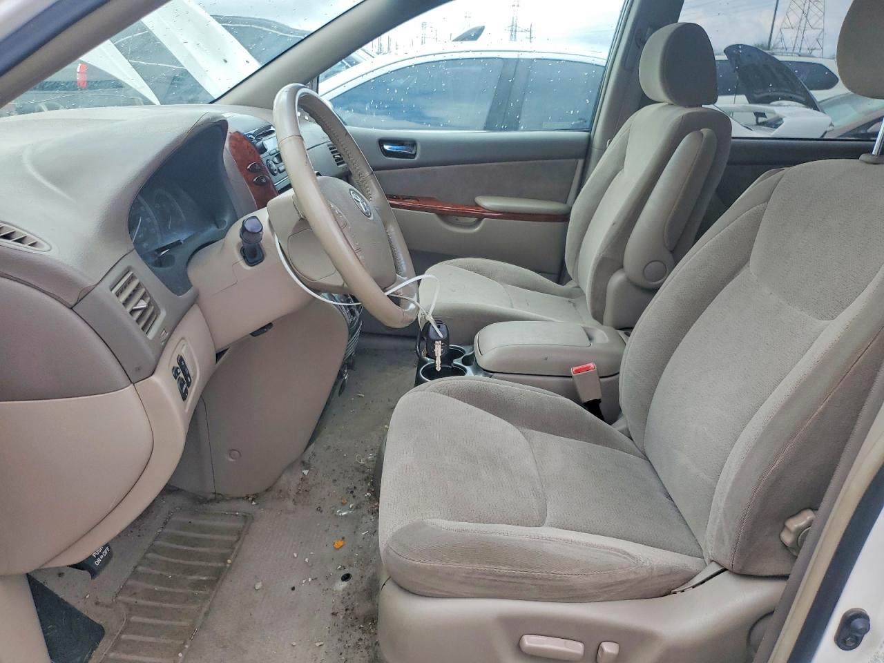 2004 Toyota Sienna Xle 7 Passenger White vin: 5TDZA22C24S073199