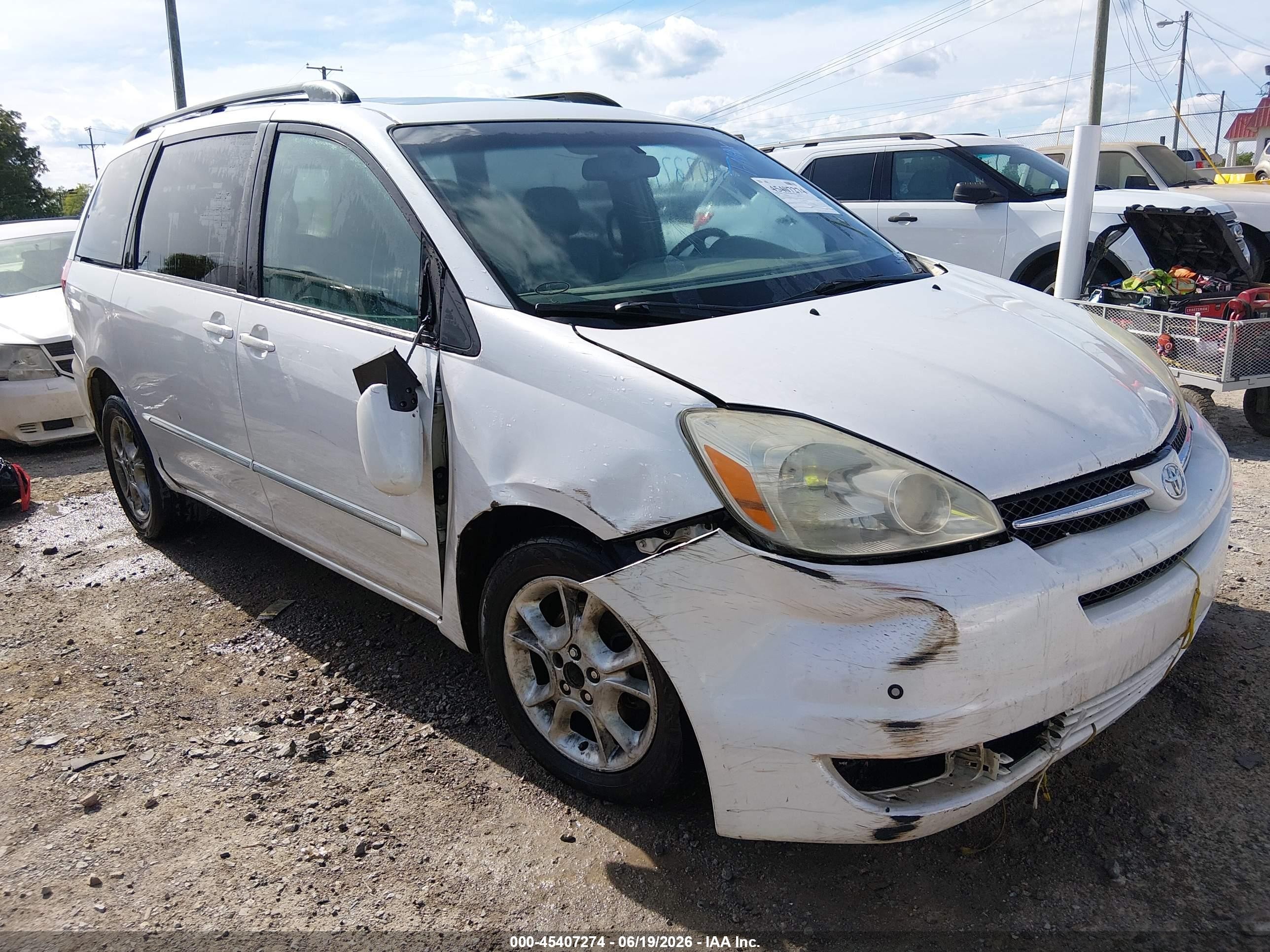 2004 Toyota Sienna Xle Limited Белый vin: 5TDZA22C24S092433