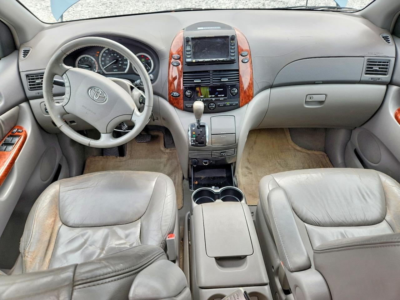 2004 Toyota Sienna Бирюзовый vin: 5TDZA22C24S217205