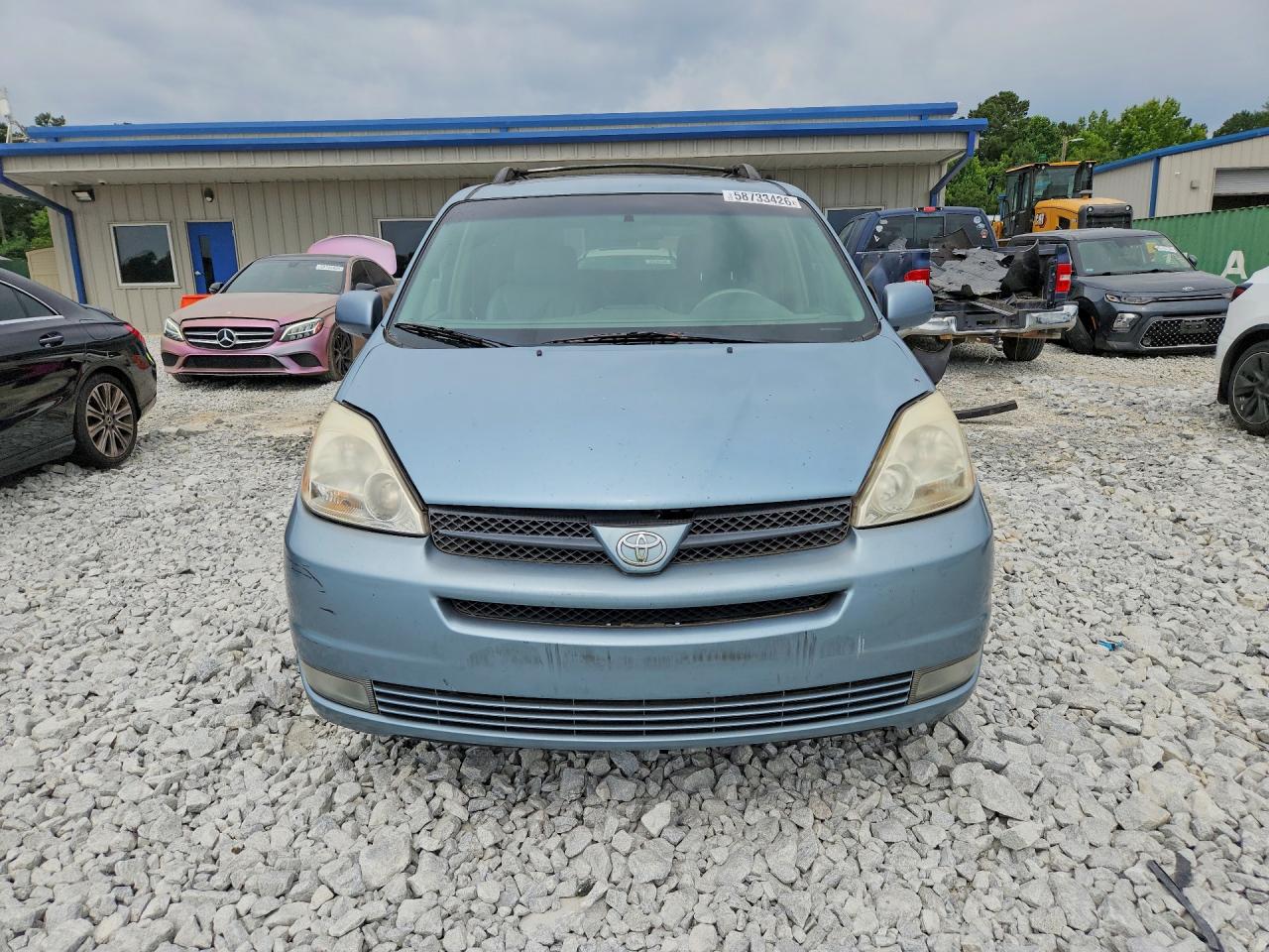 2004 Toyota Sienna Бирюзовый vin: 5TDZA22C24S217205