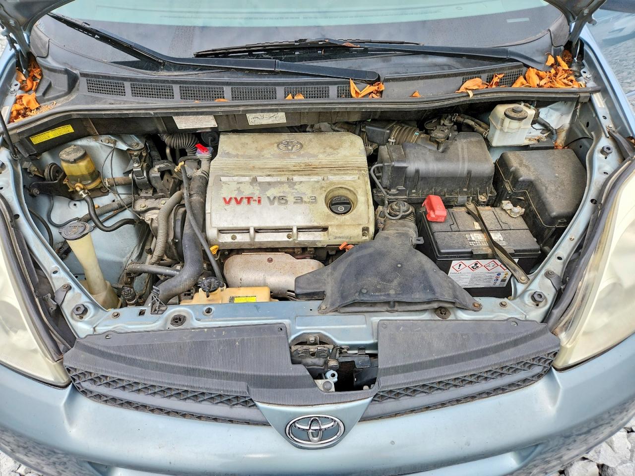 2004 Toyota Sienna Бирюзовый vin: 5TDZA22C24S217205