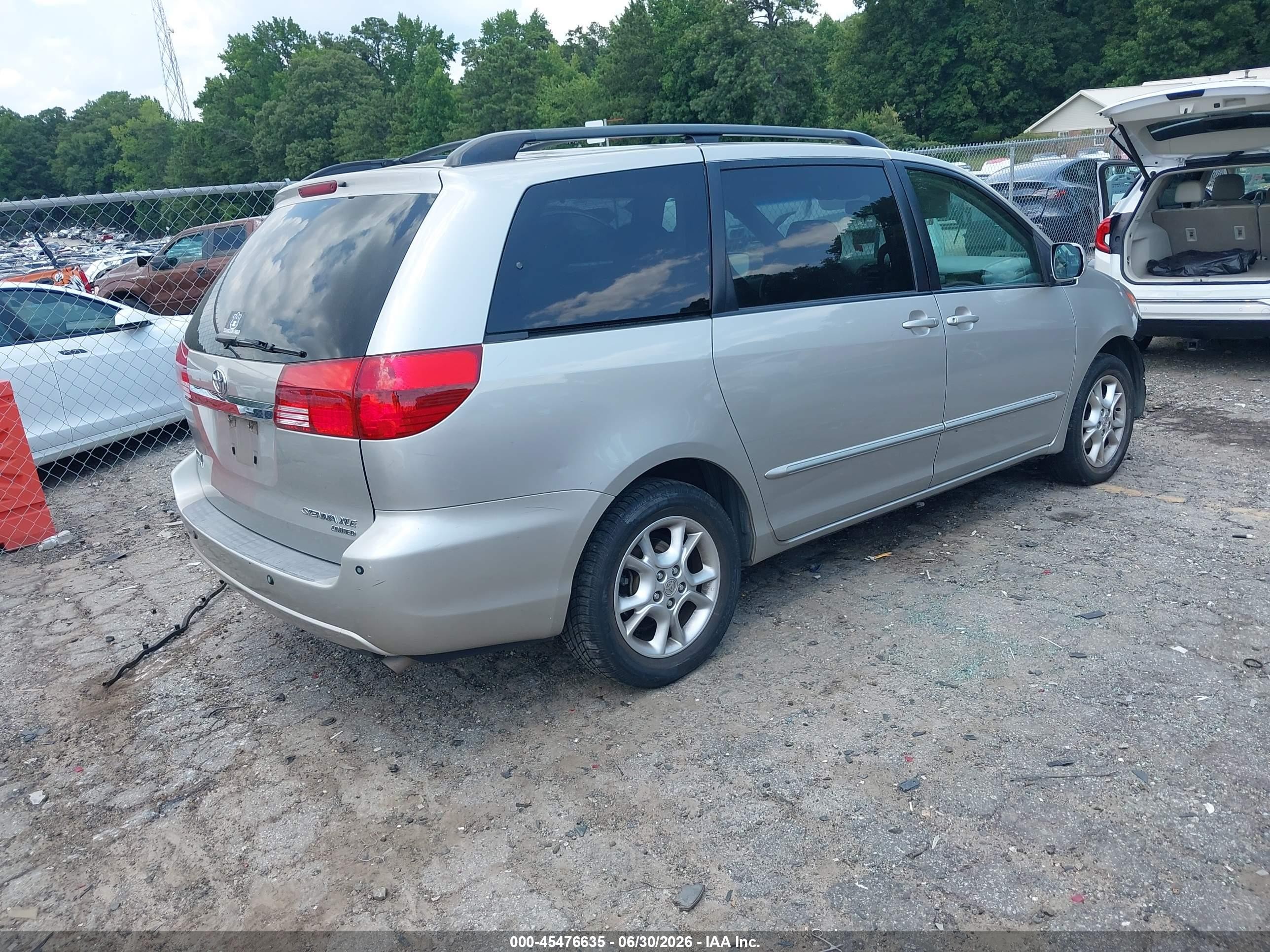 2005 Toyota Sienna Xle Limited Beige vin: 5TDZA22C25S377599