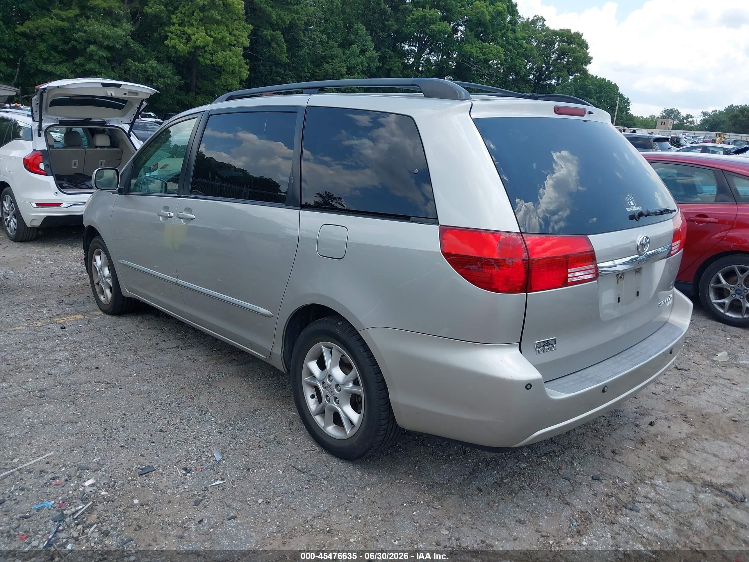 2005 Toyota Sienna Xle Limited Beige vin: 5TDZA22C25S377599