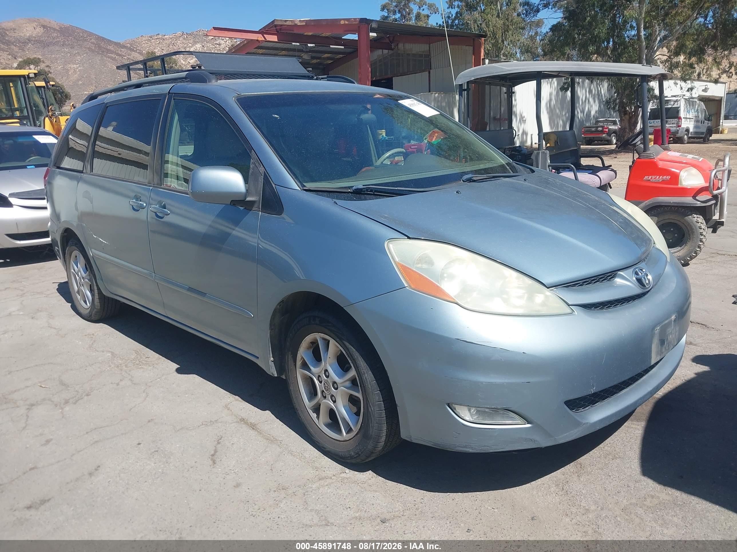 2006 Toyota Sienna Xle Blue vin: 5TDZA22C26S482774