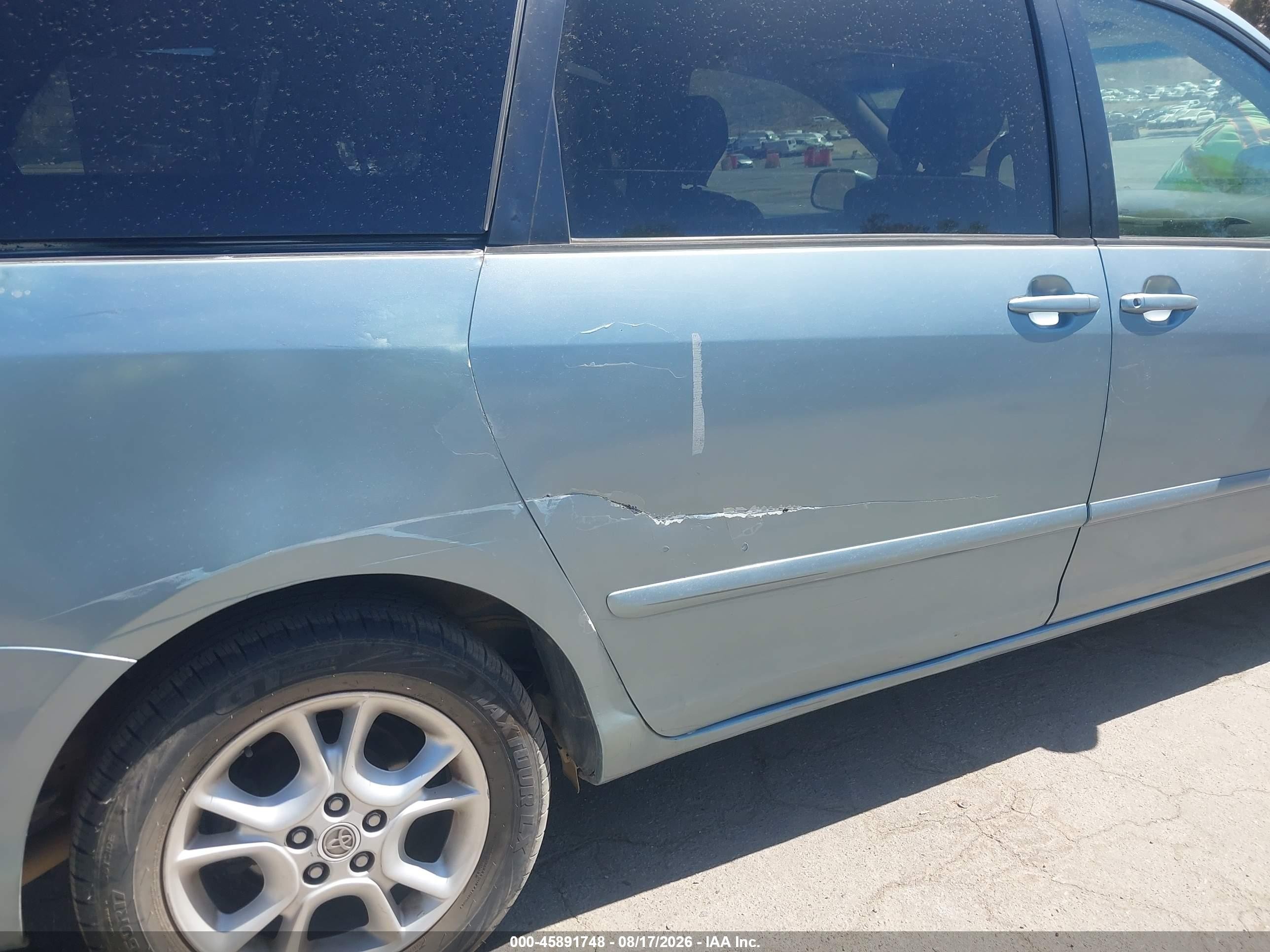 2006 Toyota Sienna Xle Blue vin: 5TDZA22C26S482774