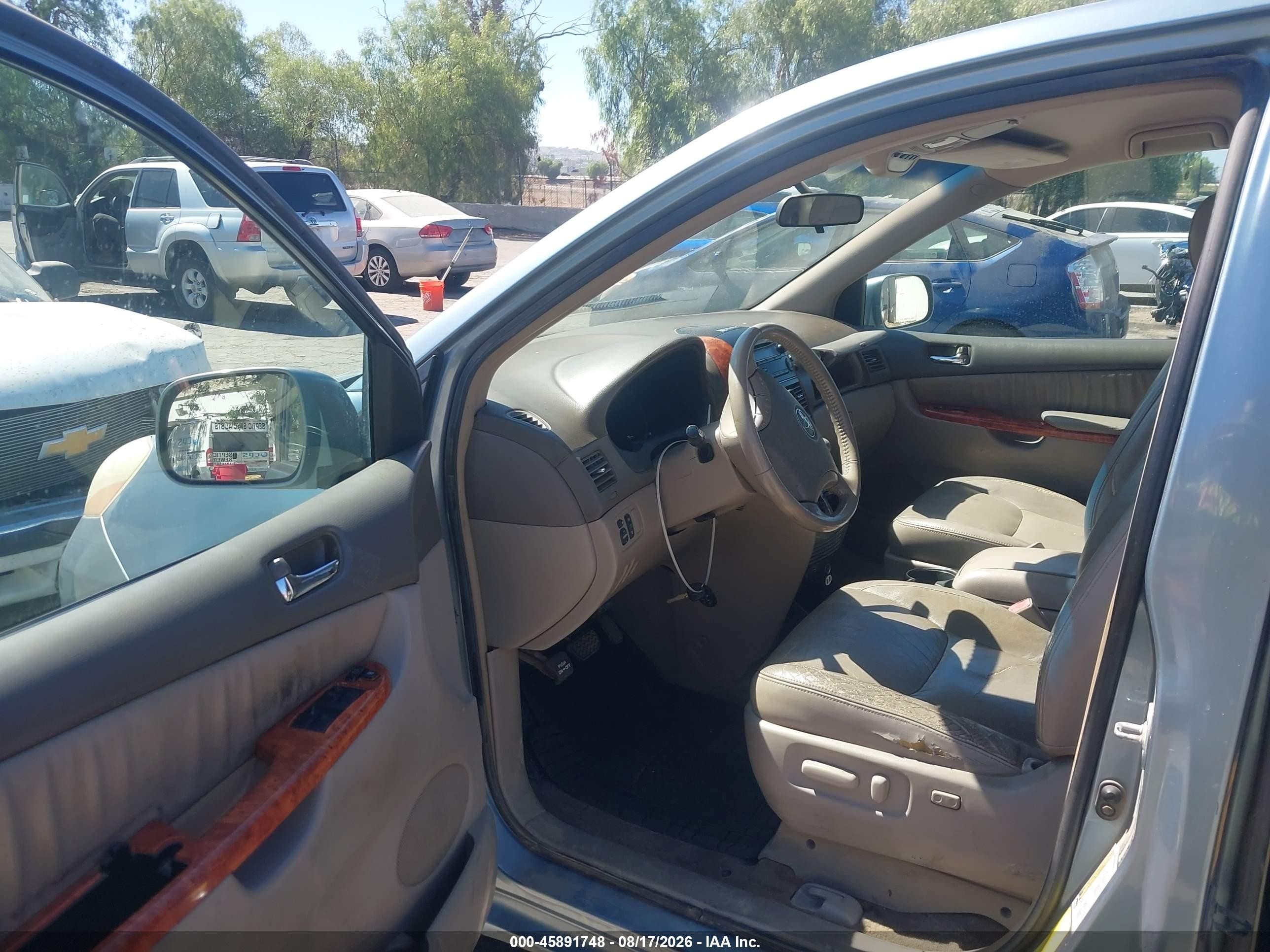 2006 Toyota Sienna Xle Blue vin: 5TDZA22C26S482774