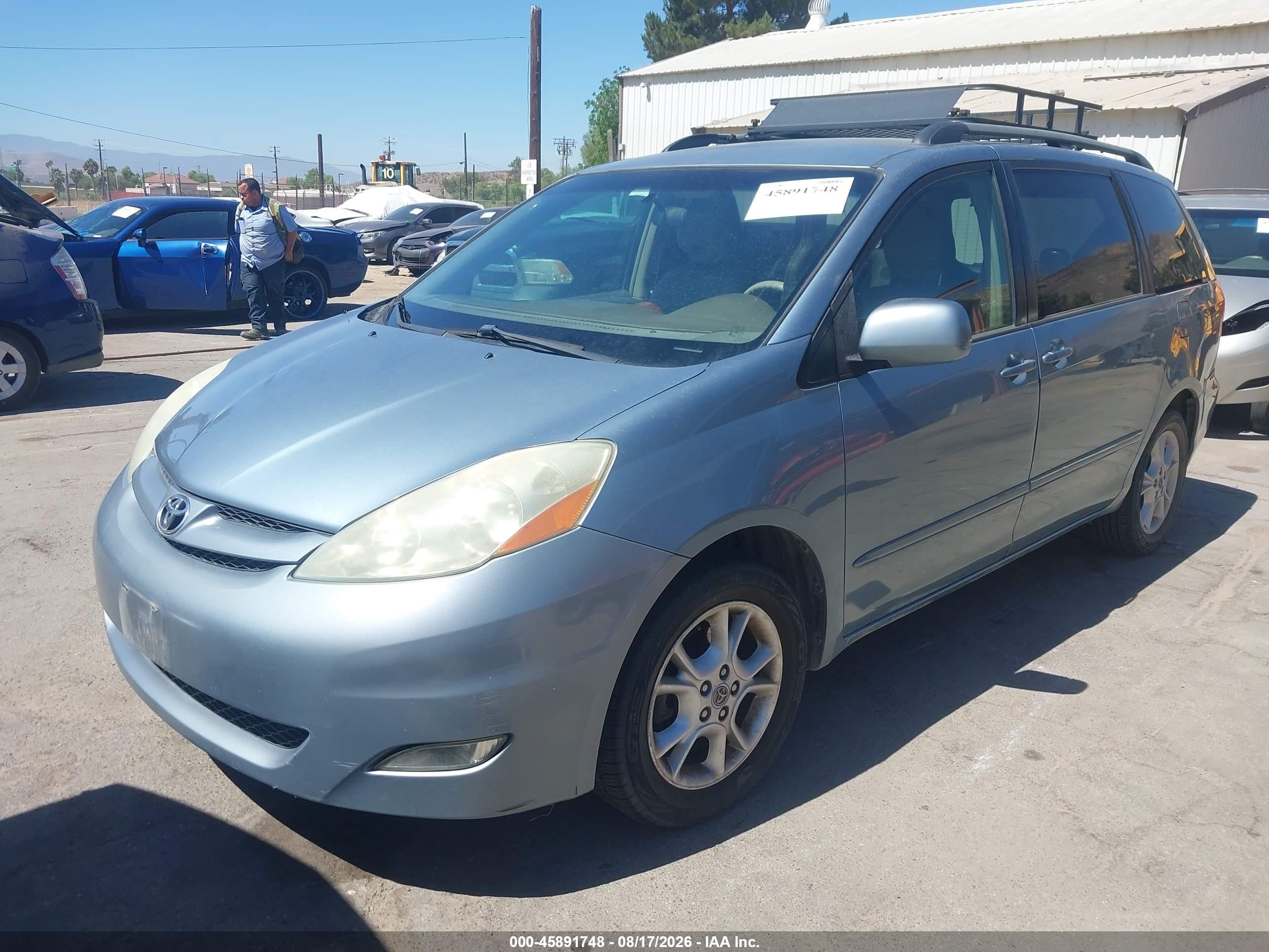 2006 Toyota Sienna Xle Blue vin: 5TDZA22C26S482774