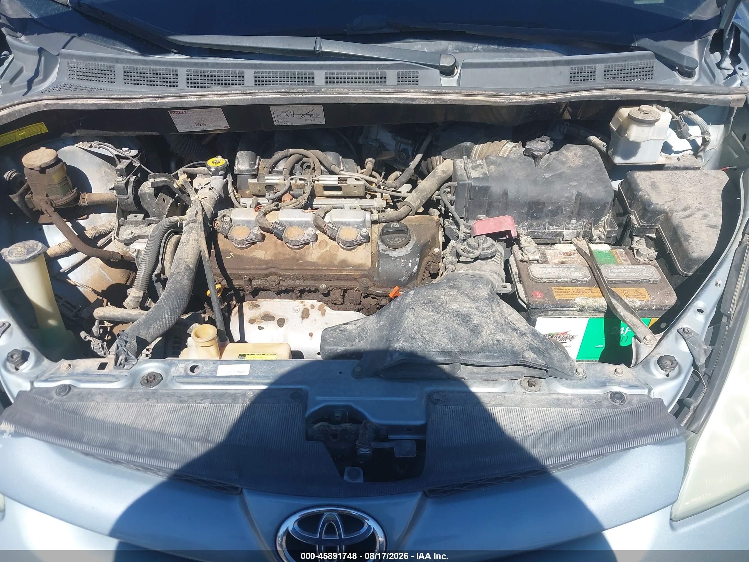 2006 Toyota Sienna Xle Blue vin: 5TDZA22C26S482774