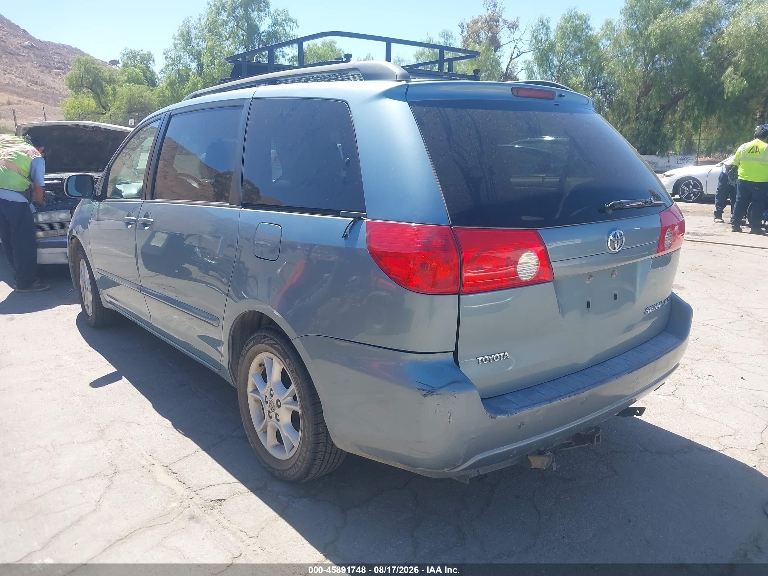 2006 Toyota Sienna Xle Blue vin: 5TDZA22C26S482774