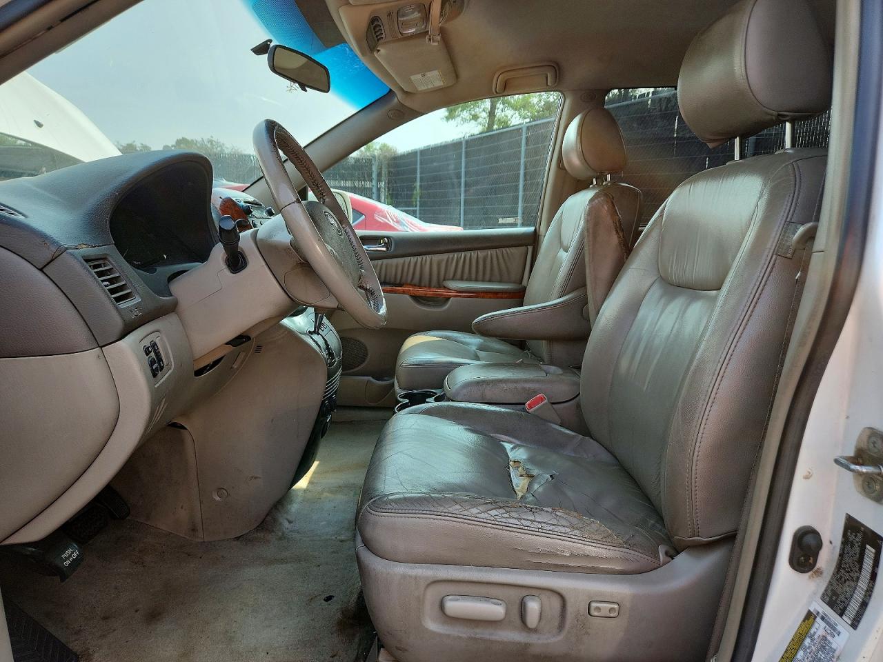 2006 Toyota Sienna Xle White vin: 5TDZA22C26S531245