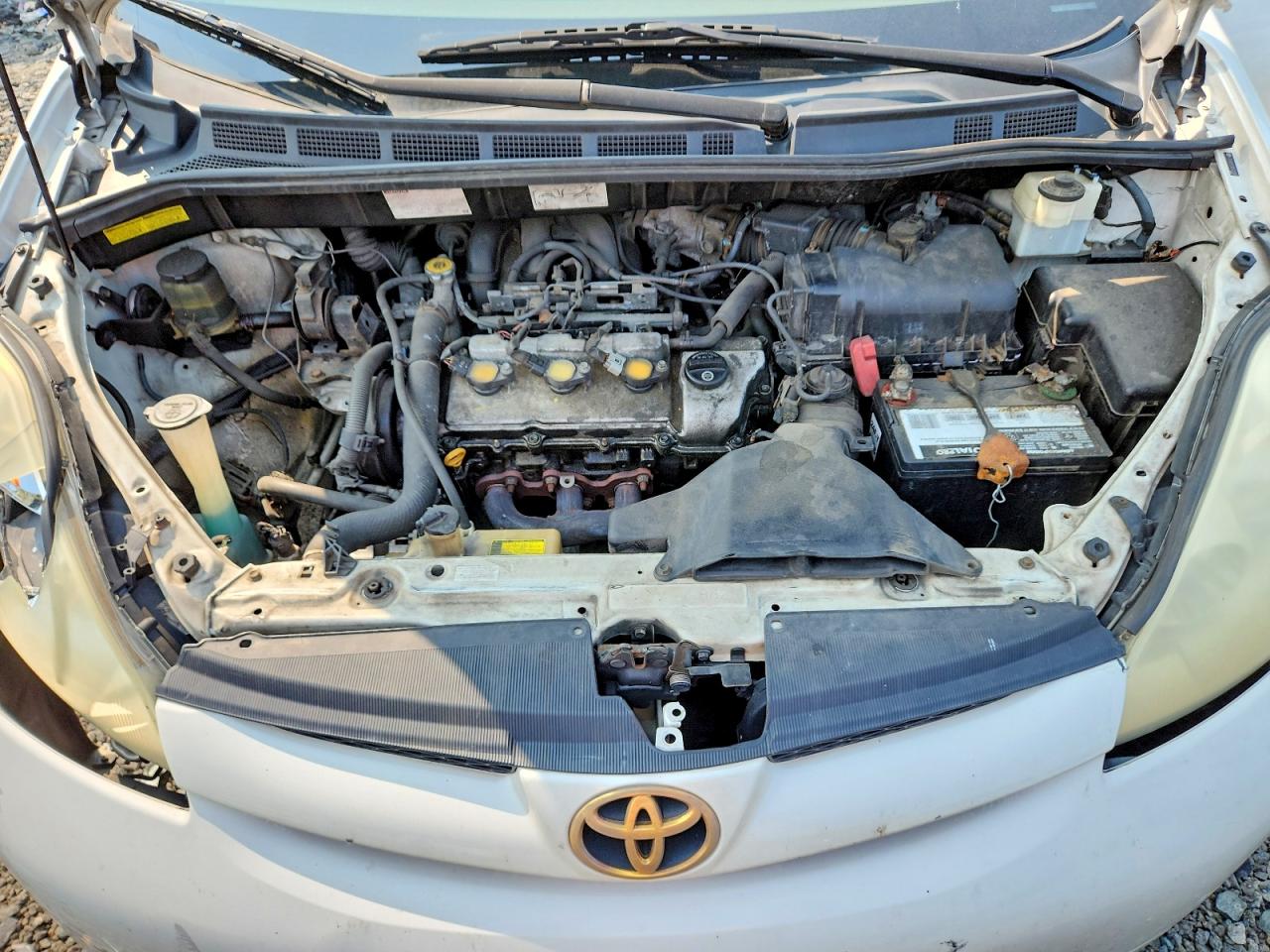 2006 Toyota Sienna Xle White vin: 5TDZA22C26S531245