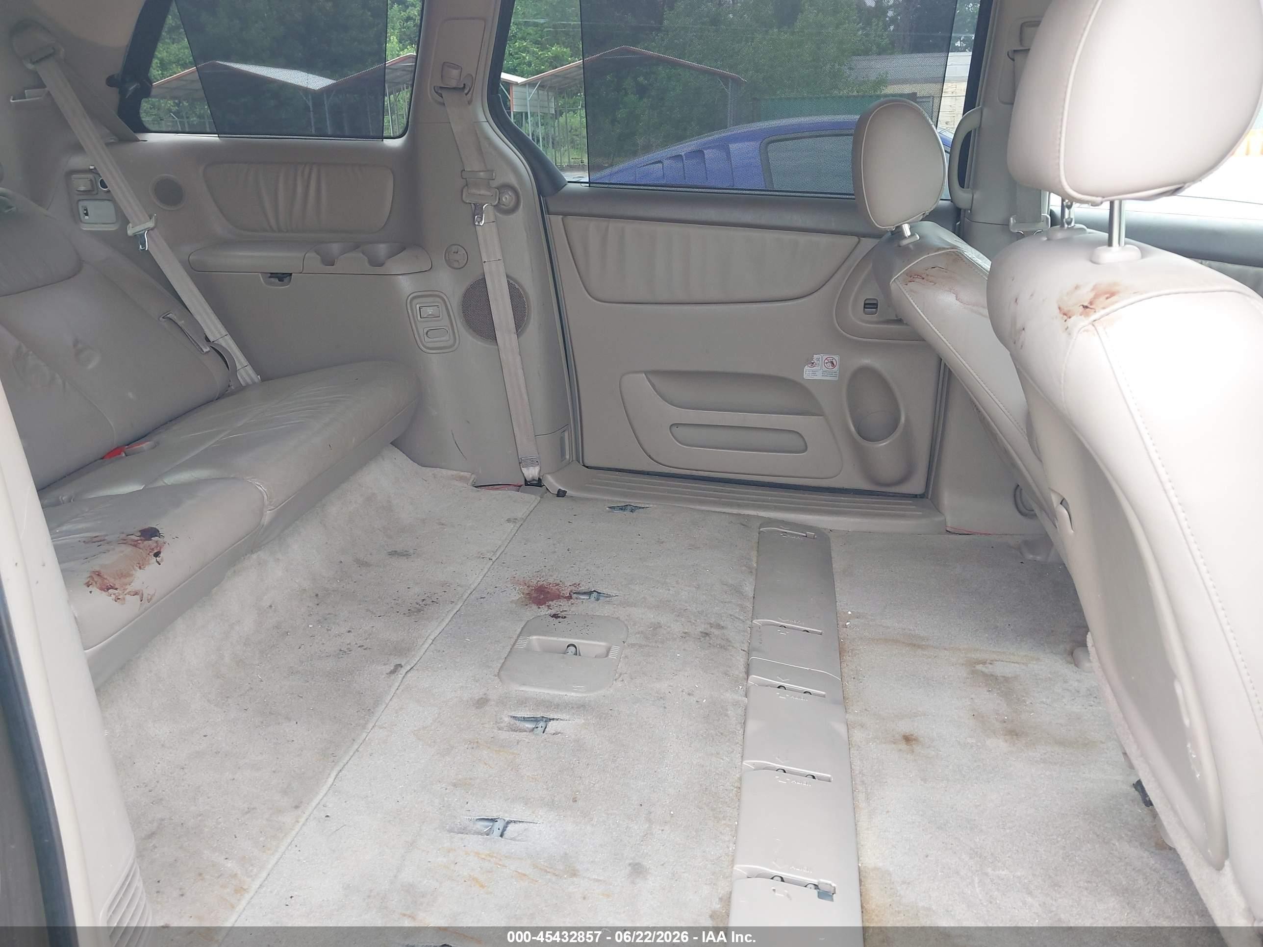 2006 Toyota Sienna Xle Gold vin: 5TDZA22C26S554167