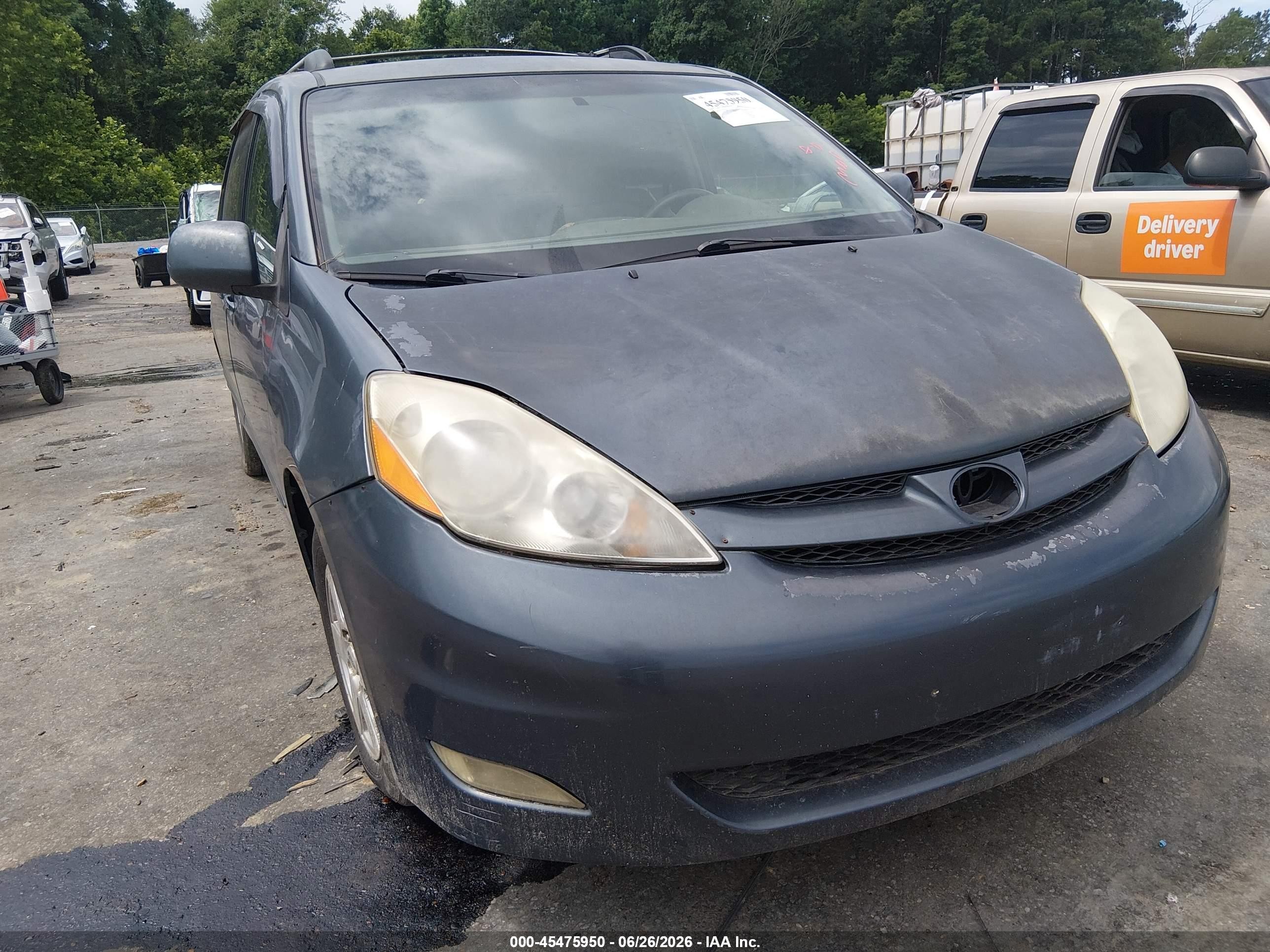 2006 Toyota Sienna Xle Blue vin: 5TDZA22C26S582874