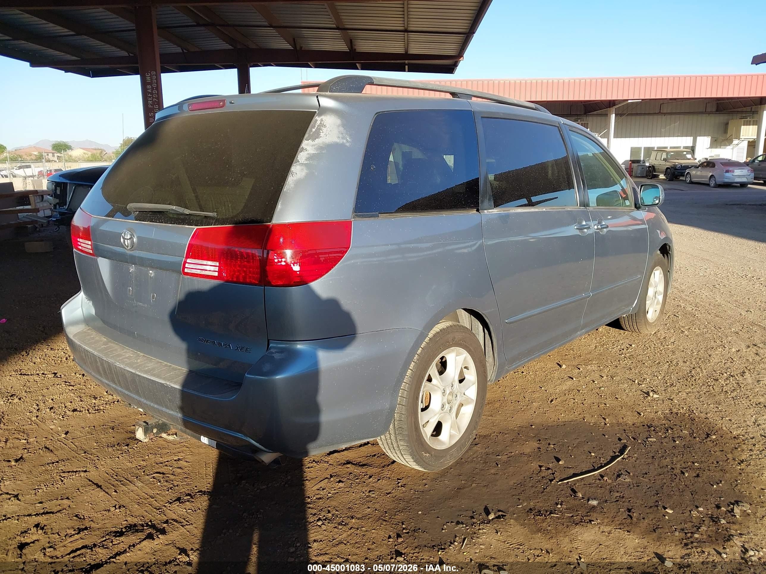 2004 Toyota Sienna Xle Light Blue vin: 5TDZA22C34S076046