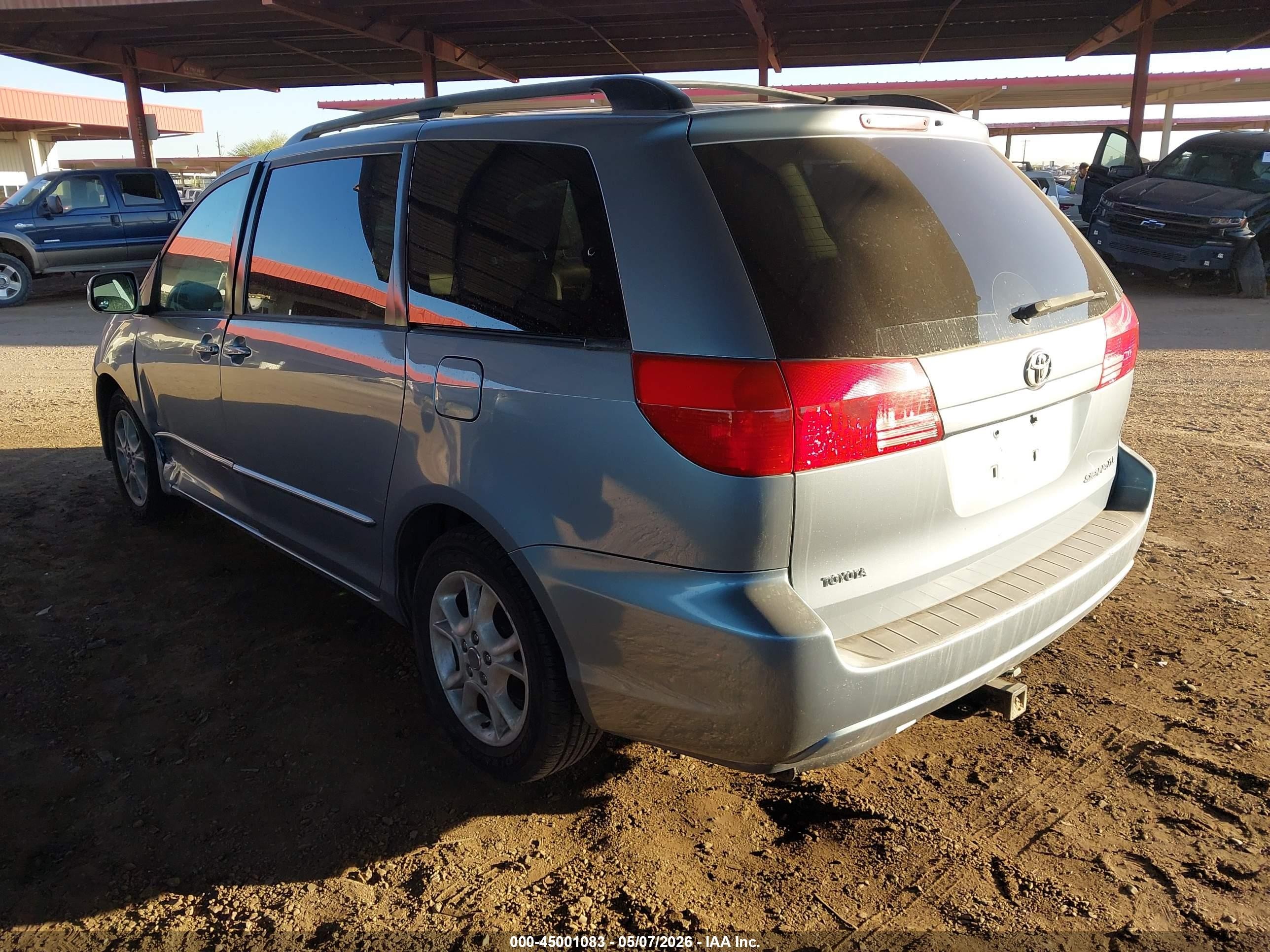 2004 Toyota Sienna Xle Light Blue vin: 5TDZA22C34S076046