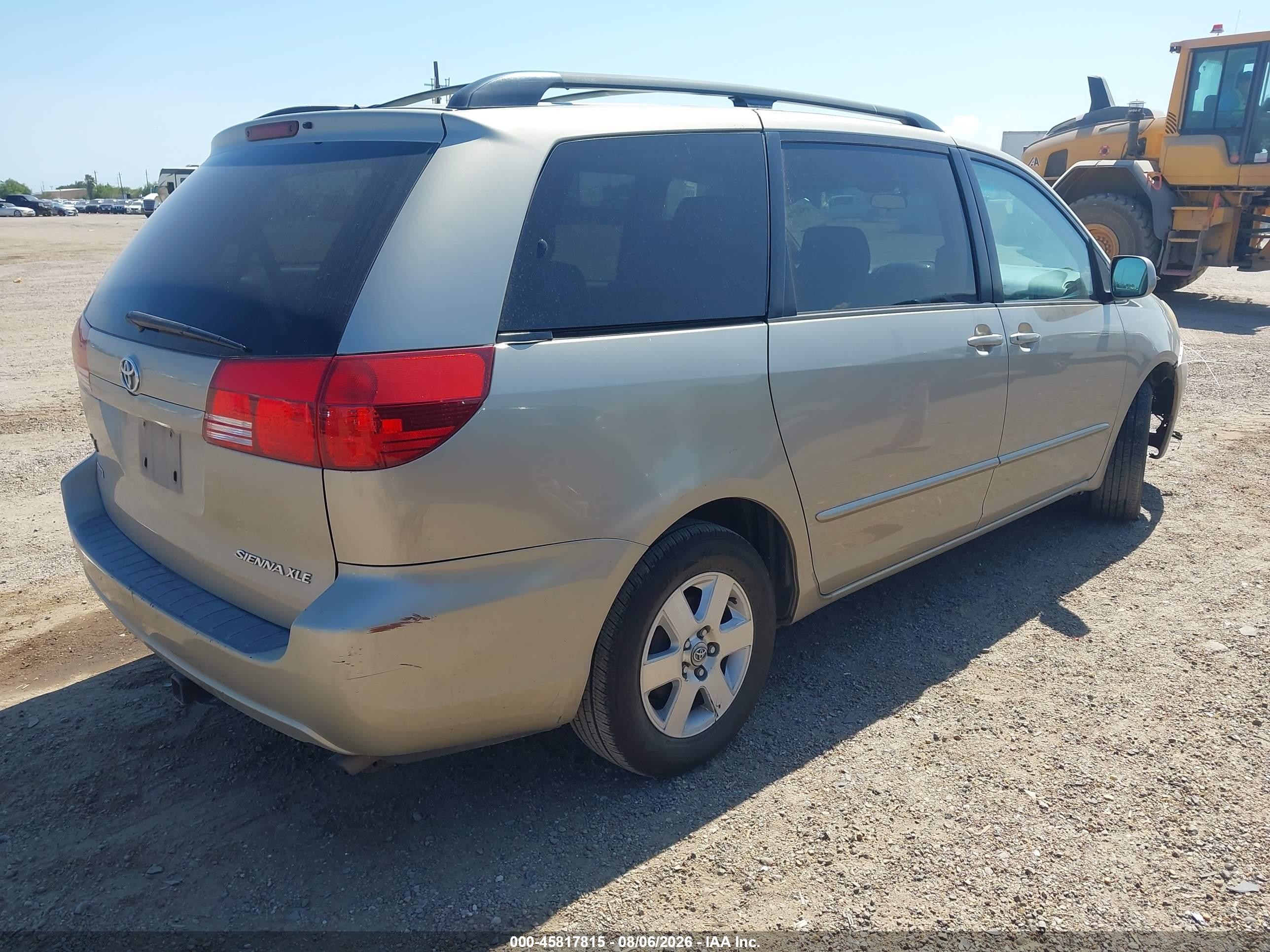 2004 Toyota Sienna Xle Tan vin: 5TDZA22C34S097432