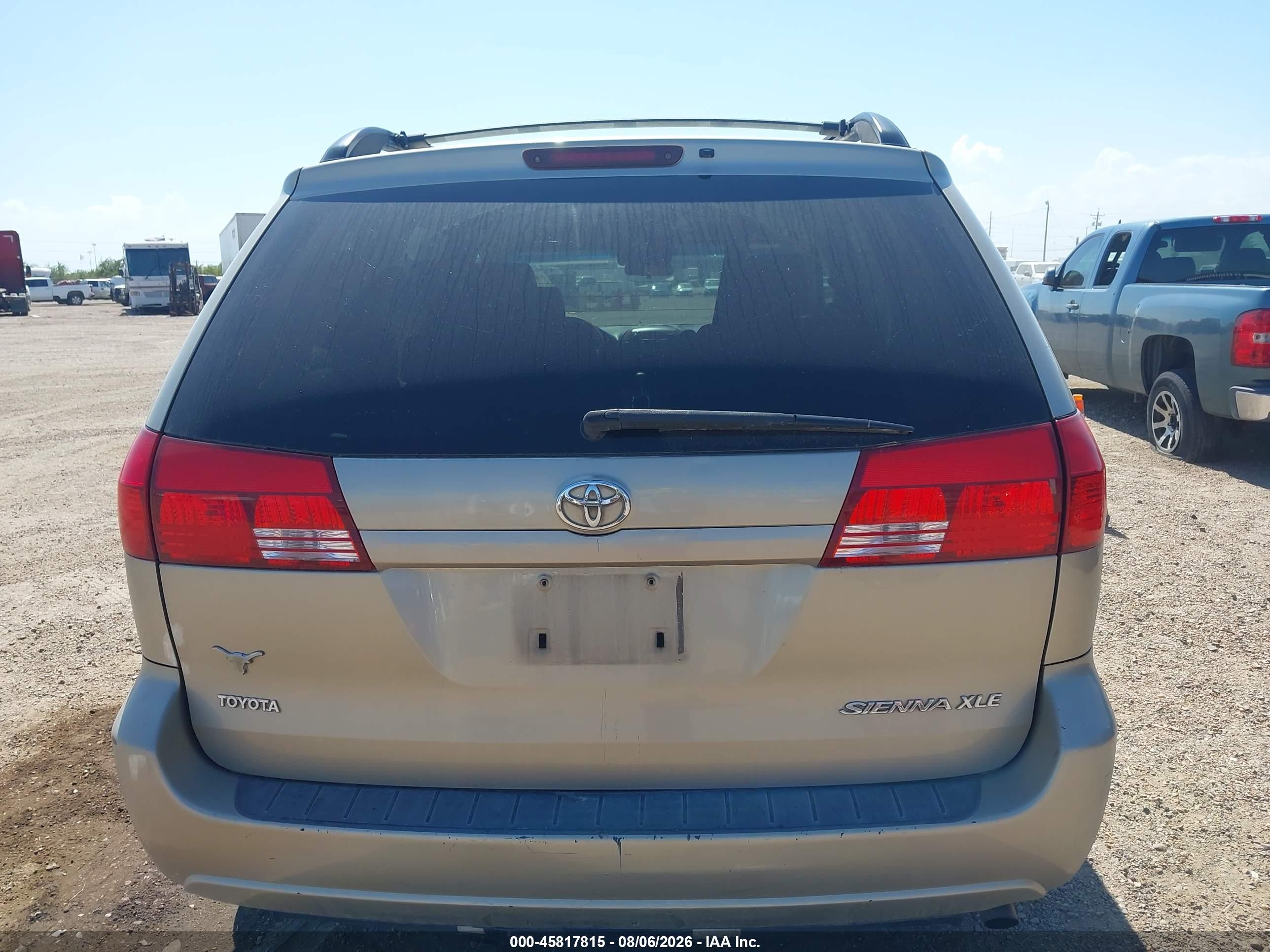 2004 Toyota Sienna Xle Tan vin: 5TDZA22C34S097432