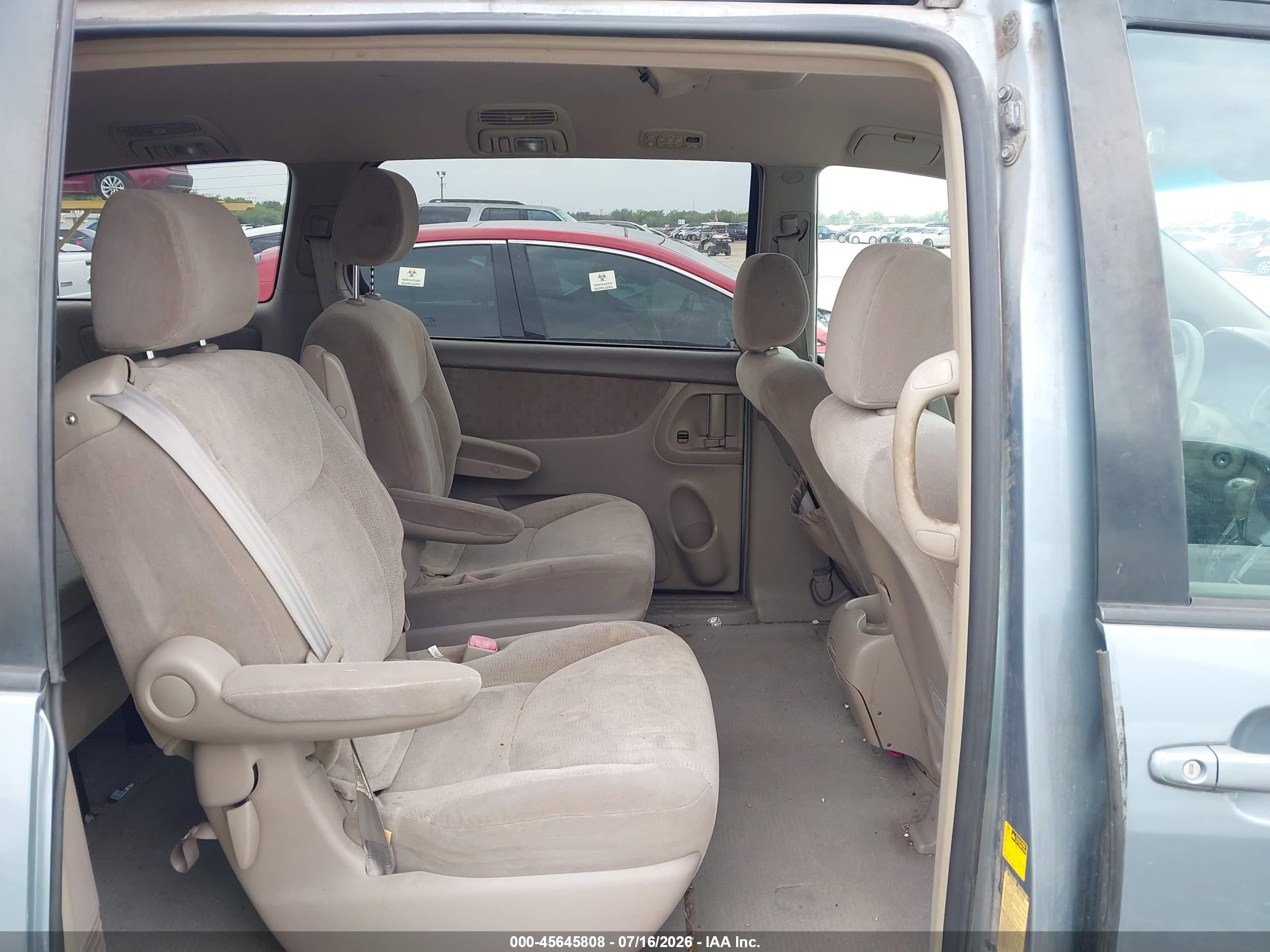 2004 Toyota Sienna Xle Blue vin: 5TDZA22C34S144863