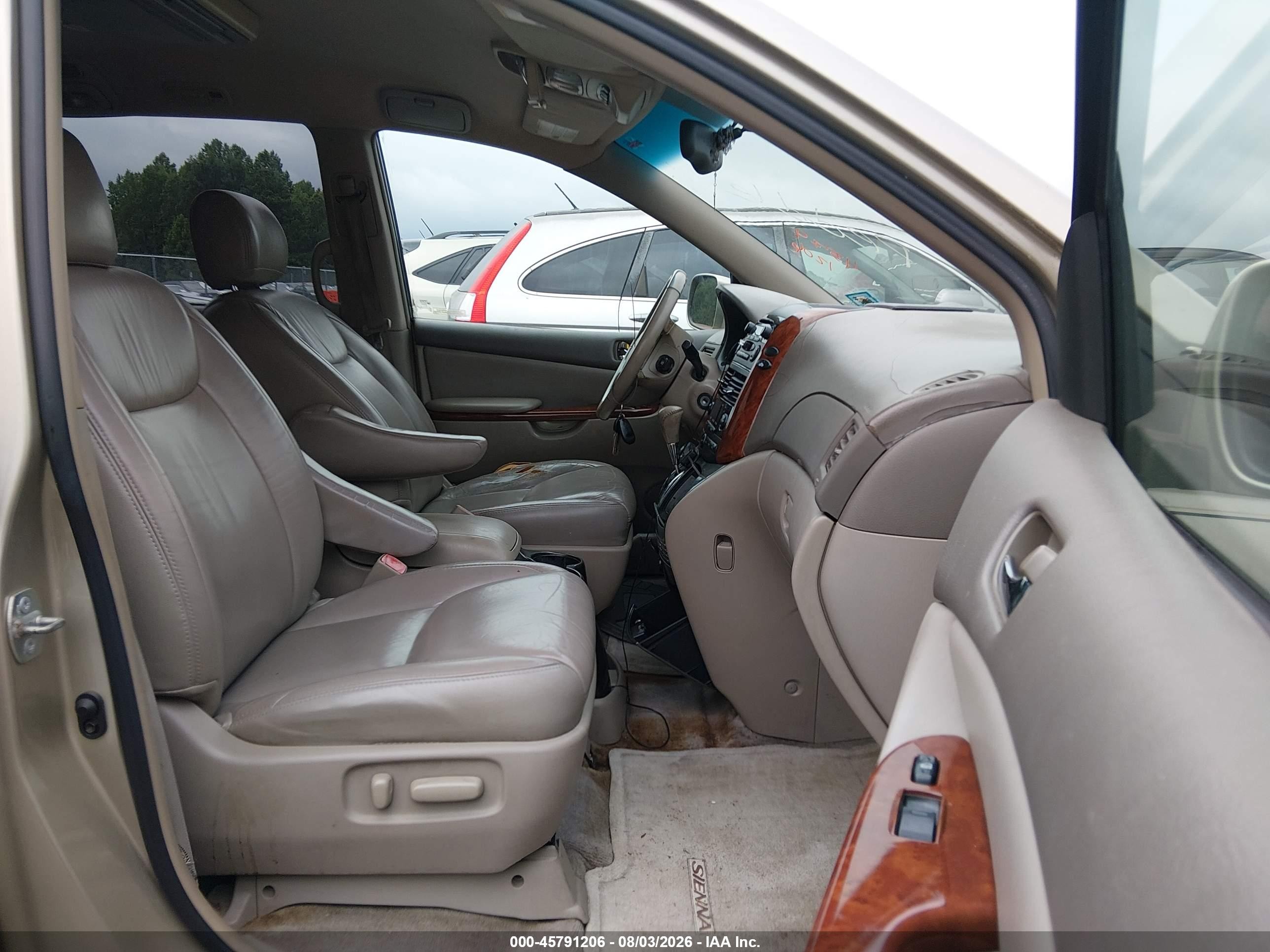 2005 Toyota Sienna Xle Gold vin: 5TDZA22C35S225010