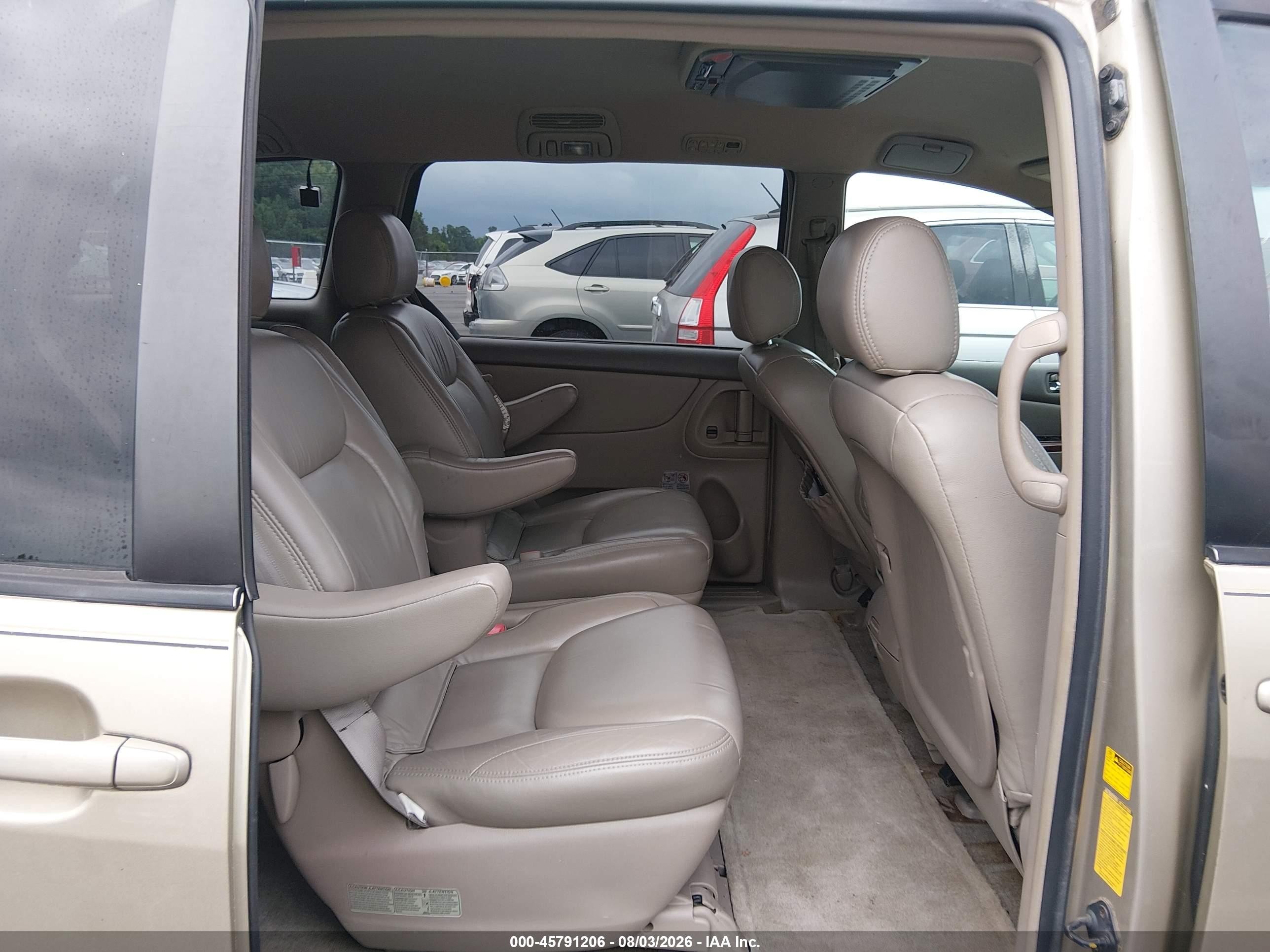 2005 Toyota Sienna Xle Gold vin: 5TDZA22C35S225010