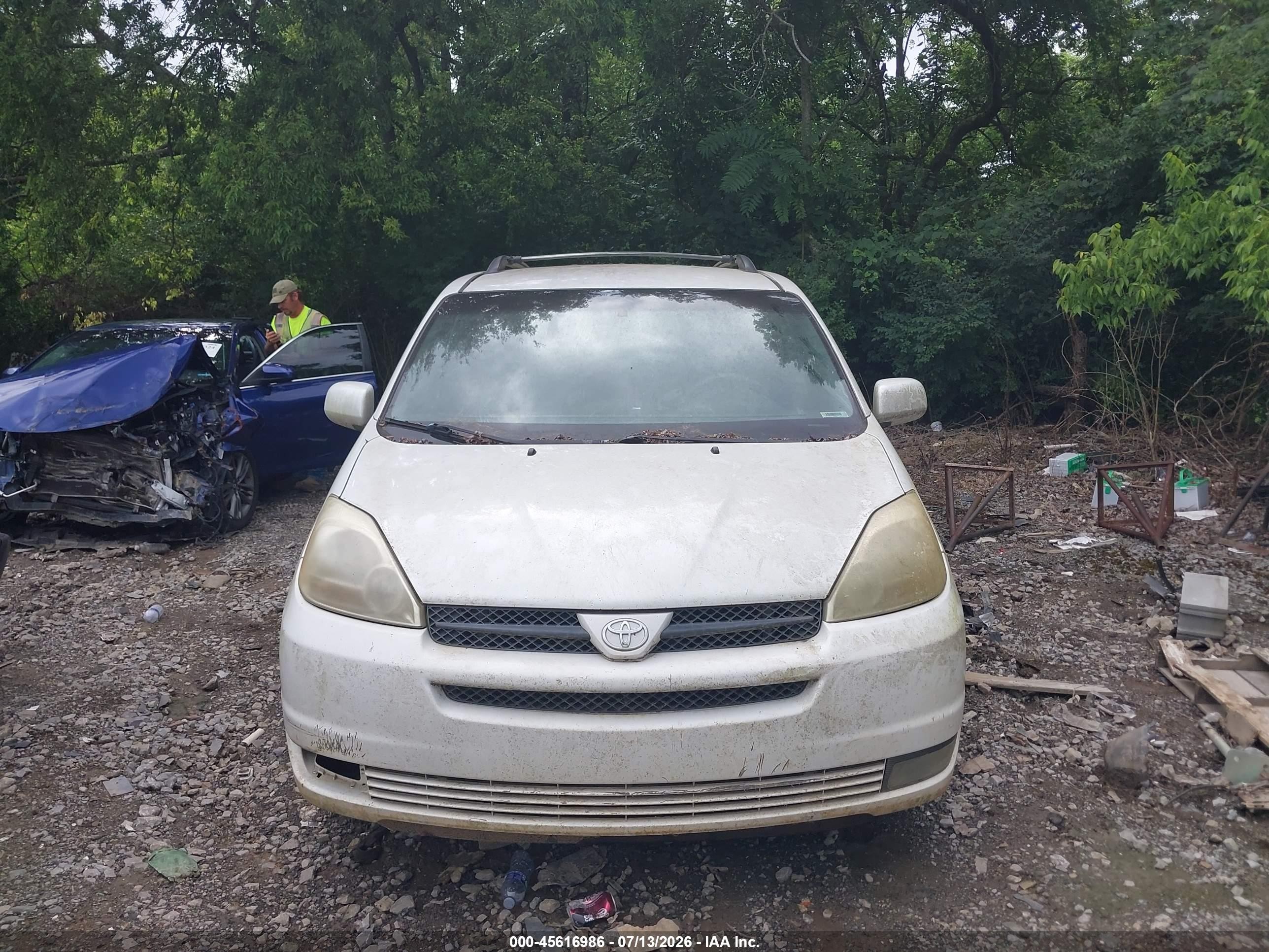 2005 Toyota Sienna Xle Белый vin: 5TDZA22C35S337239