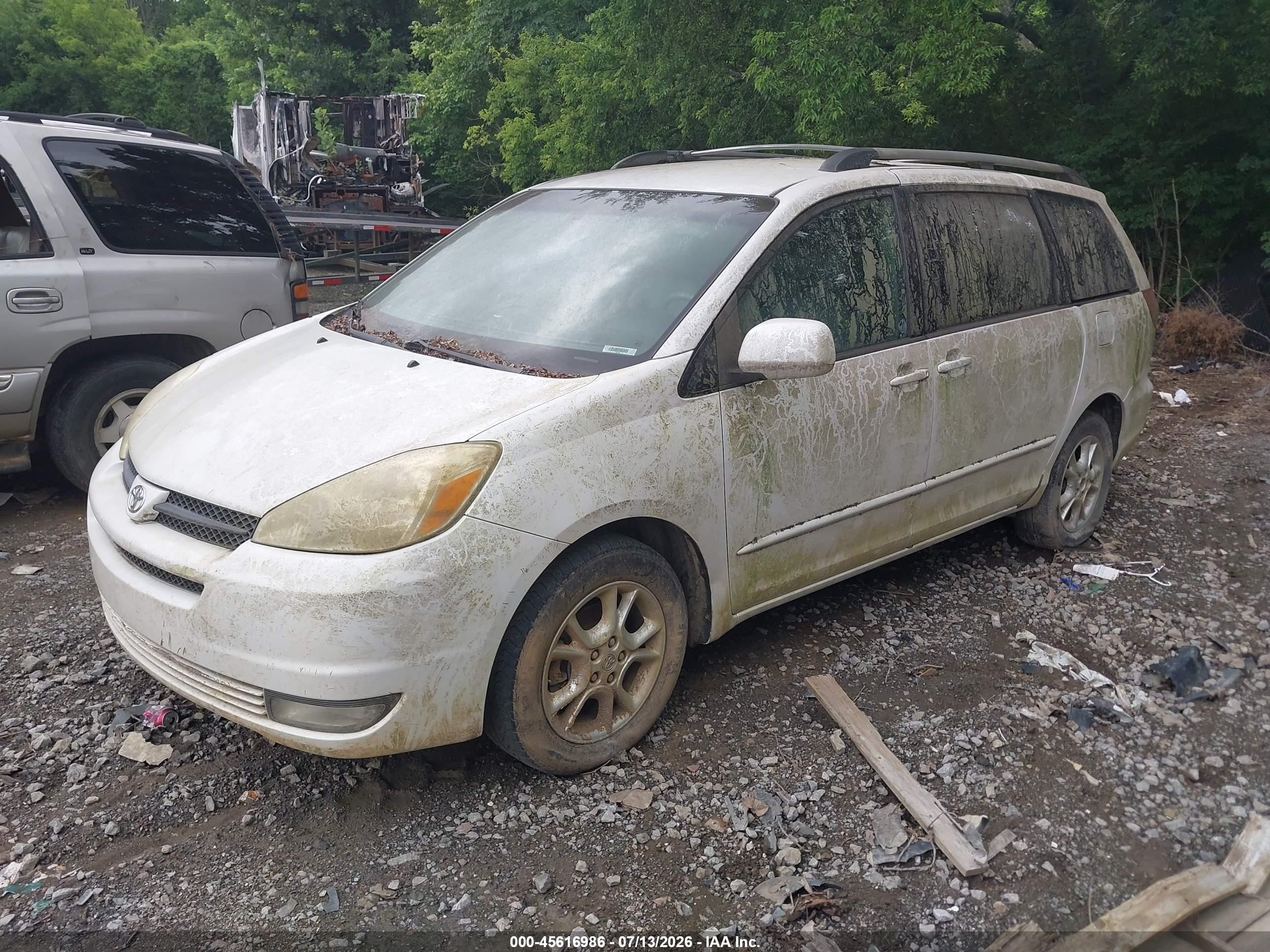 2005 Toyota Sienna Xle Белый vin: 5TDZA22C35S337239
