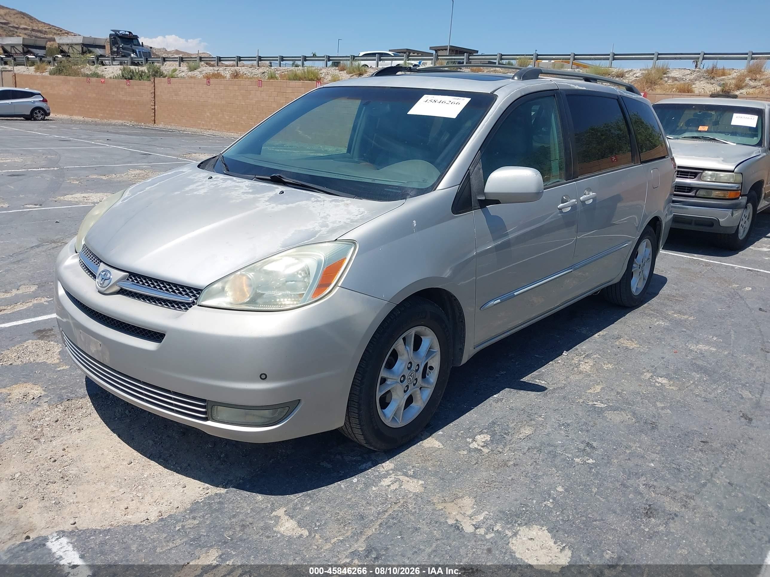 2005 Toyota Sienna Xle Limited Серебряный vin: 5TDZA22C35S372136