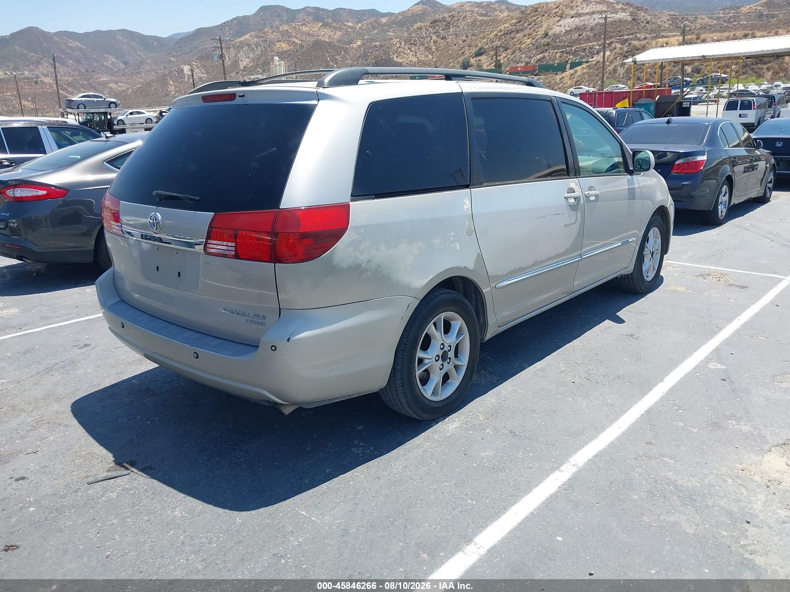 2005 Toyota Sienna Xle Limited Серебряный vin: 5TDZA22C35S372136