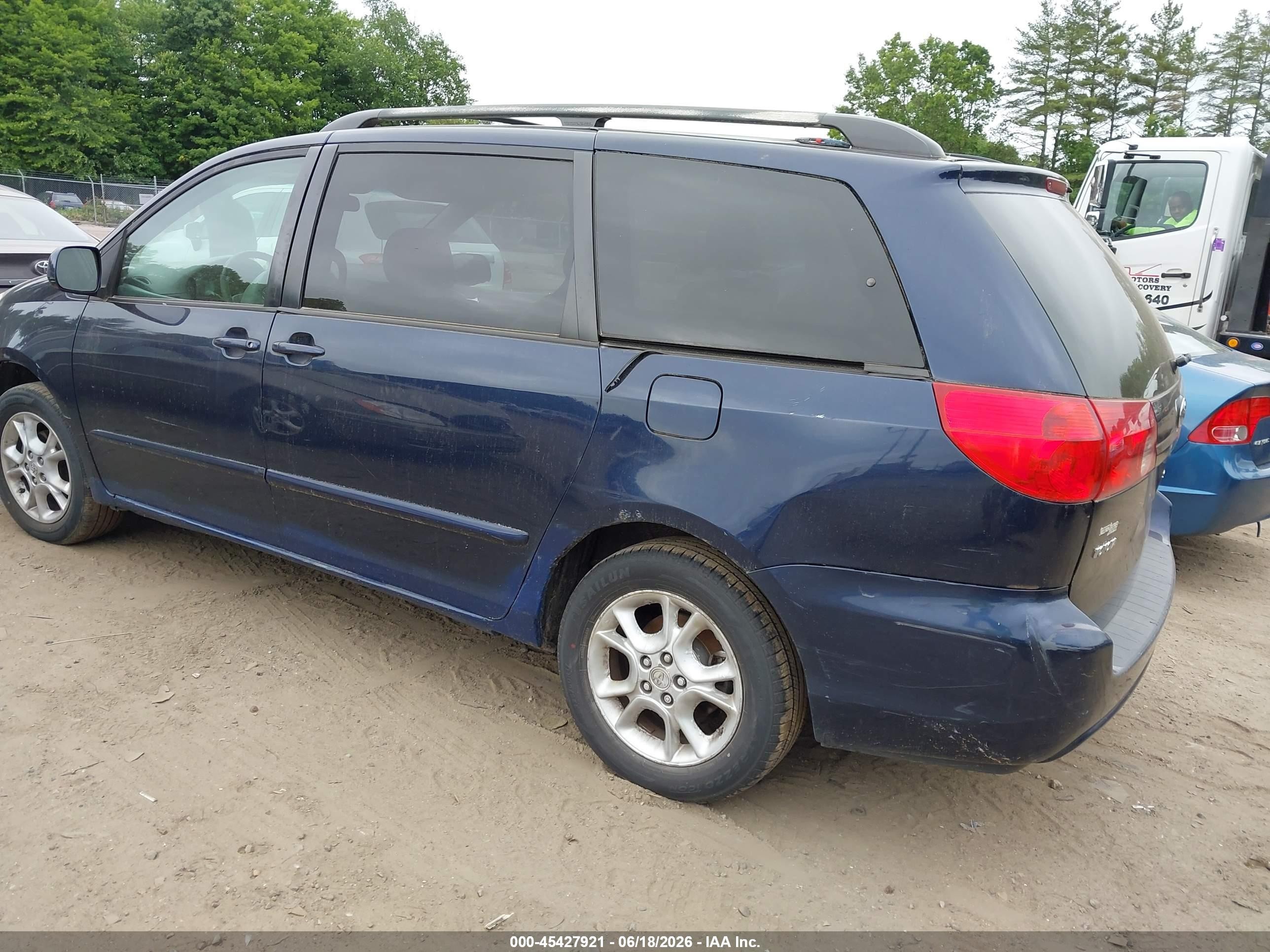 2006 Toyota Sienna Xle Blue vin: 5TDZA22C36S402477