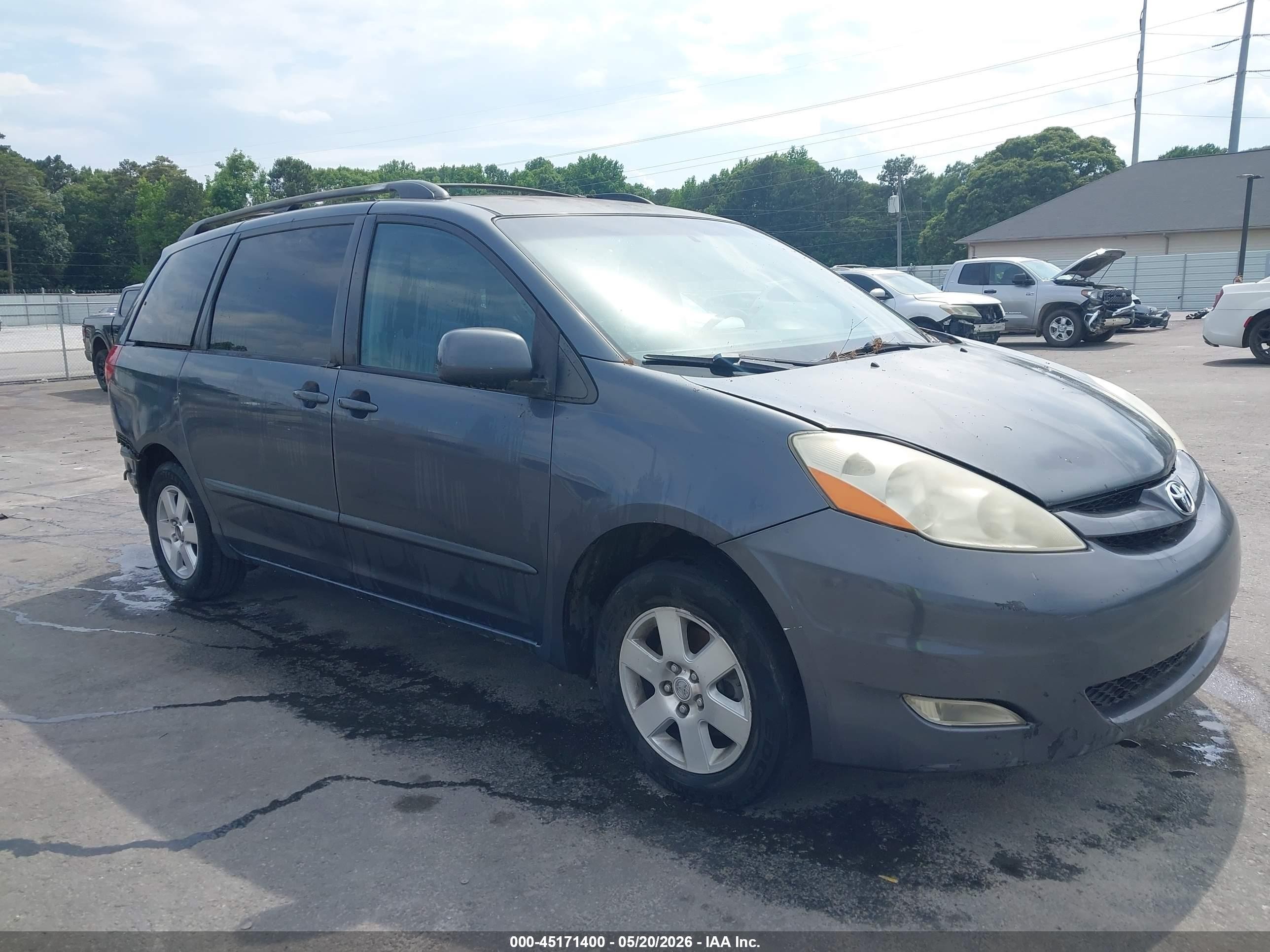 2006 Toyota Sienna Xle Gray vin: 5TDZA22C36S413642