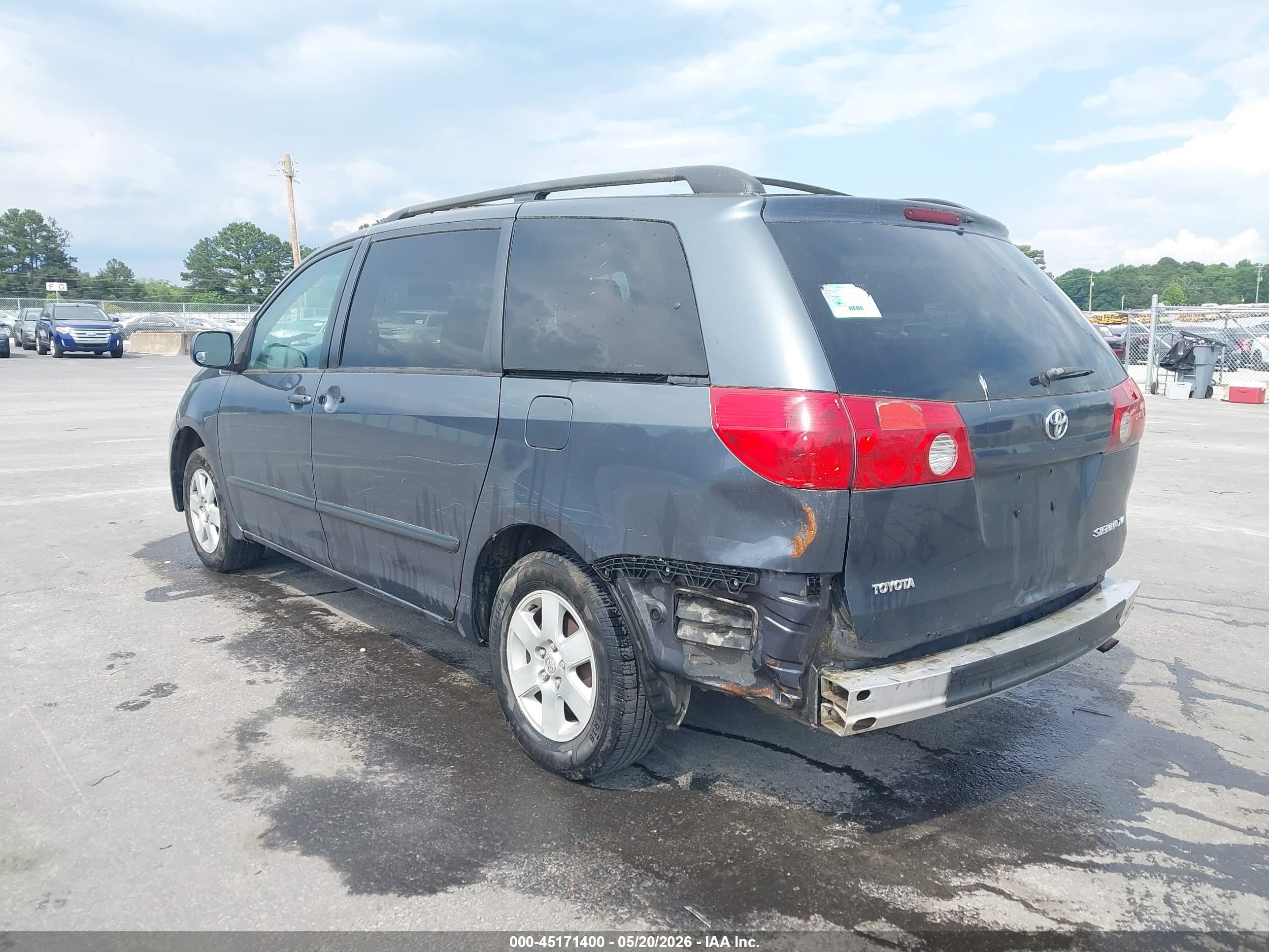 2006 Toyota Sienna Xle Gray vin: 5TDZA22C36S413642