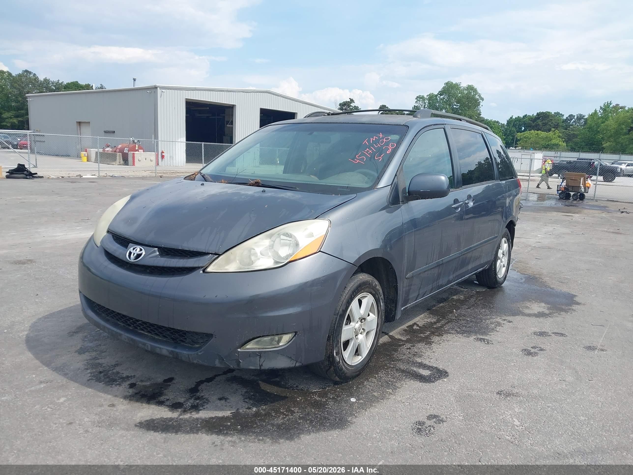 2006 Toyota Sienna Xle Gray vin: 5TDZA22C36S413642