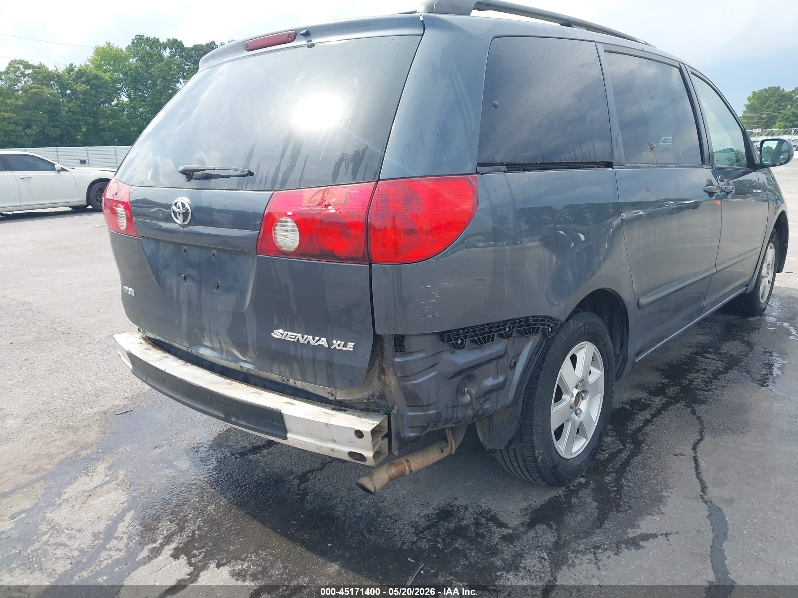 2006 Toyota Sienna Xle Gray vin: 5TDZA22C36S413642